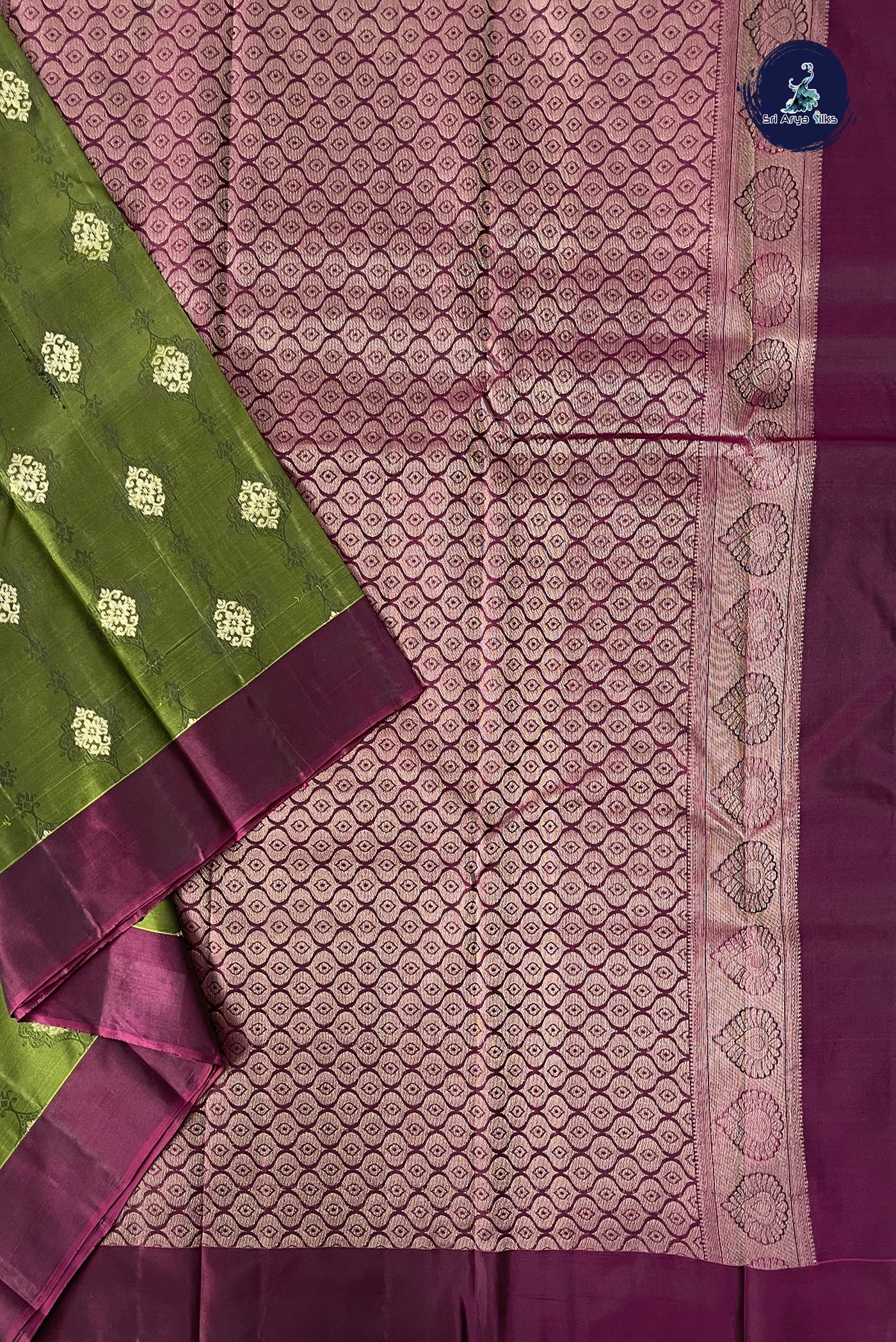 BeetRoot Shade Half Pure Silk Saree With Embossed Pattern