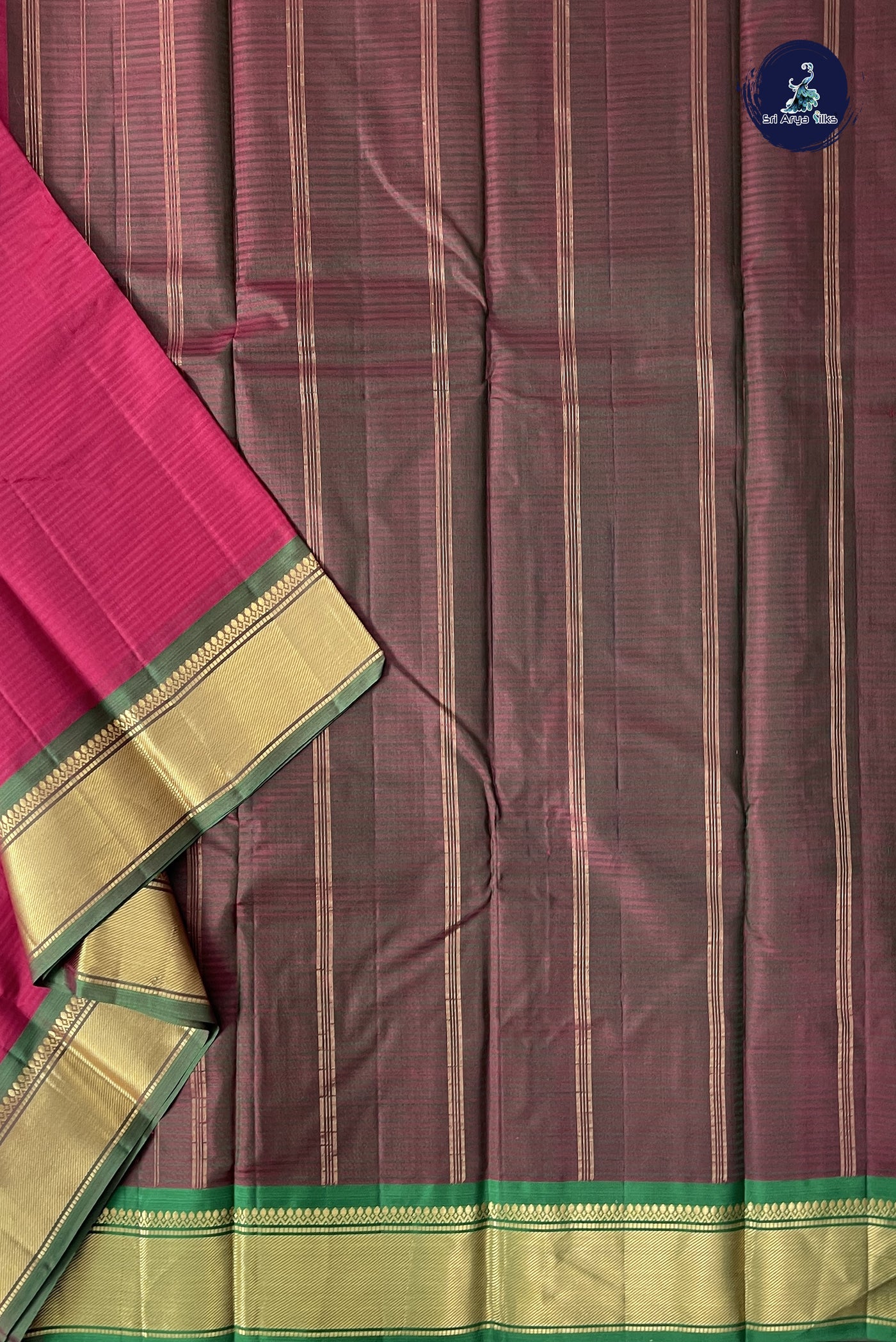 Arakku Light Weight Silk Saree With Doria Lines Pattern