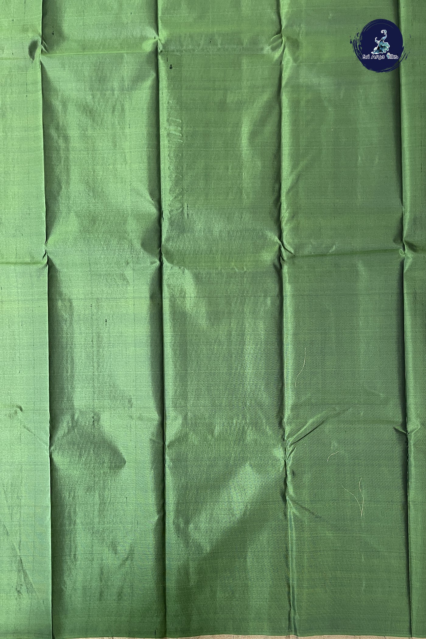 Green Bridal Silk Saree With Jacquard Pattern