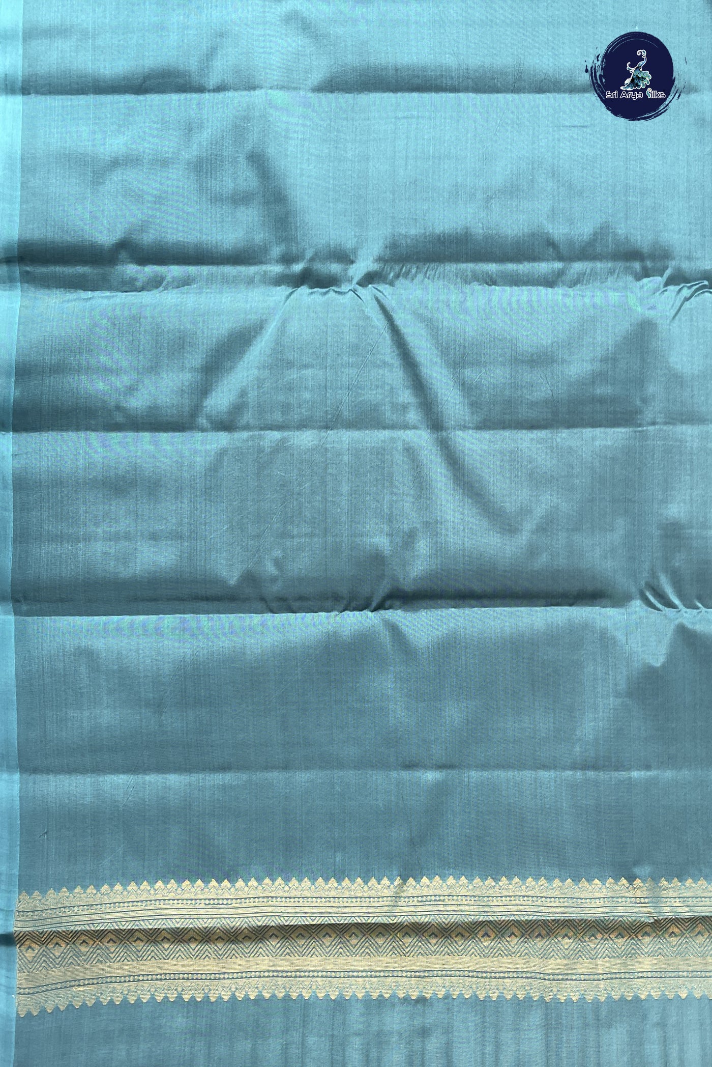 Green Half Pure Silk Saree With Zari Buttas Pattern
