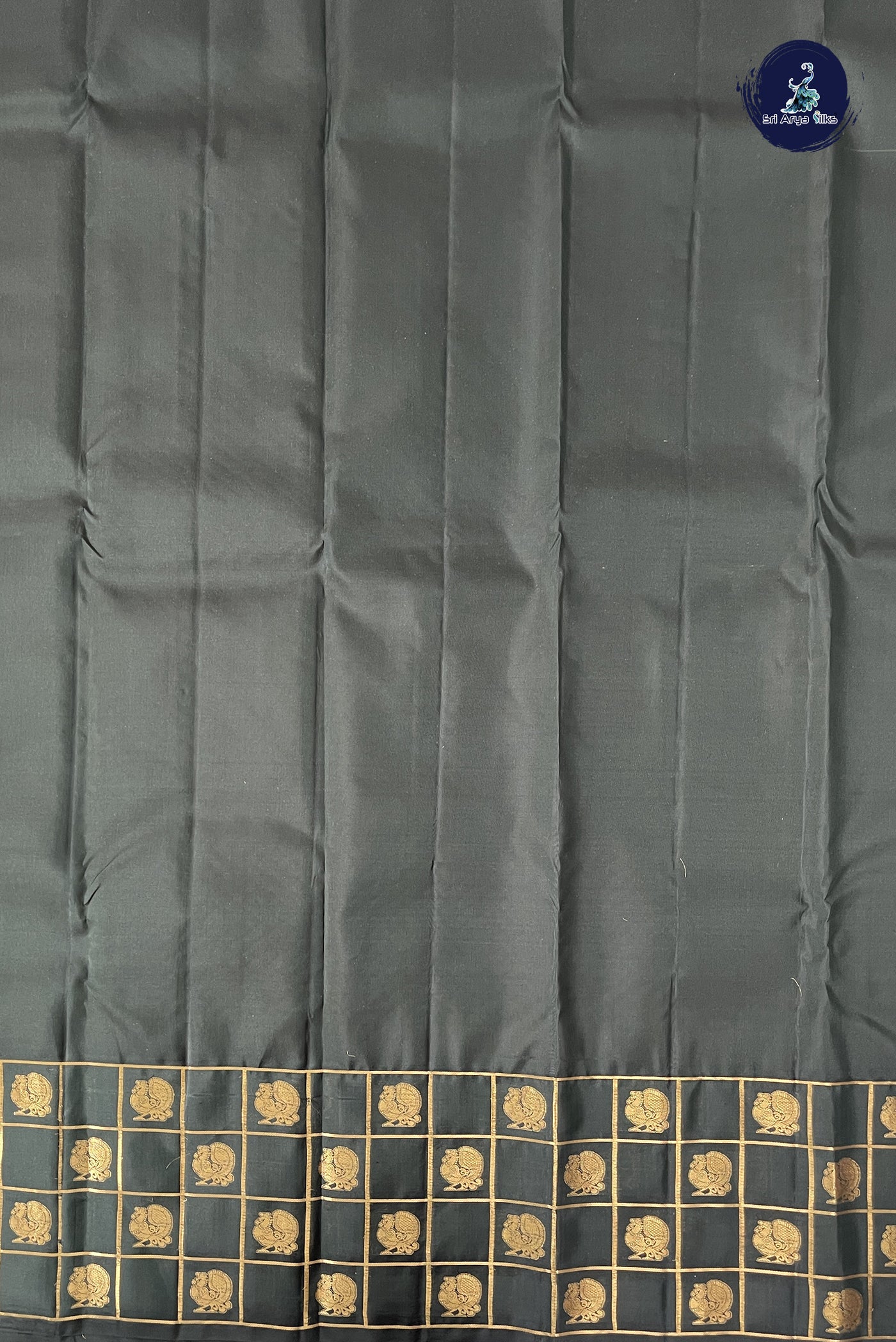 Paasiparupu Green Half Pure Silk Saree With Zari Buttas Pattern