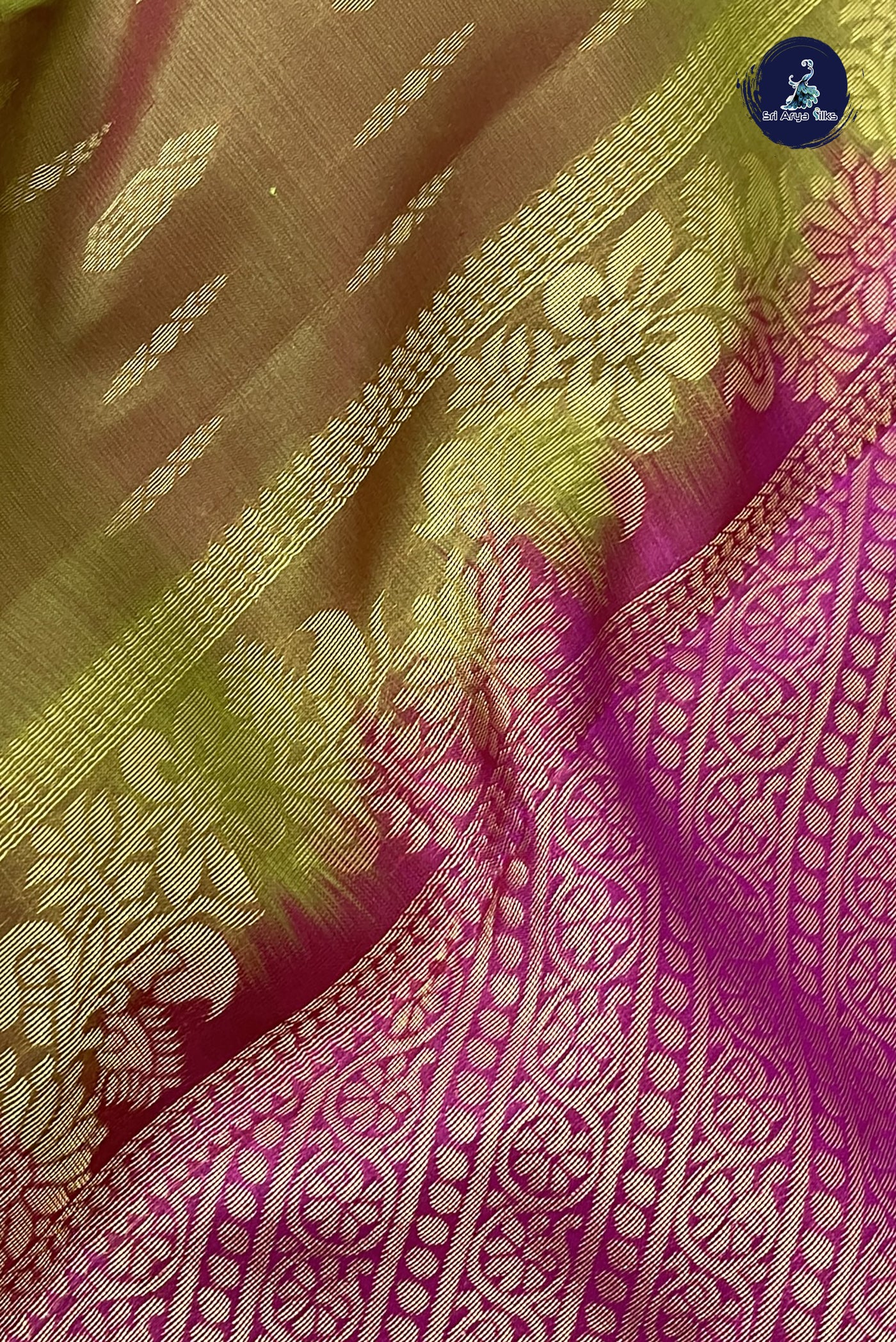 Manthulir Half Pure Silk Saree With Zari Buttas Pattern