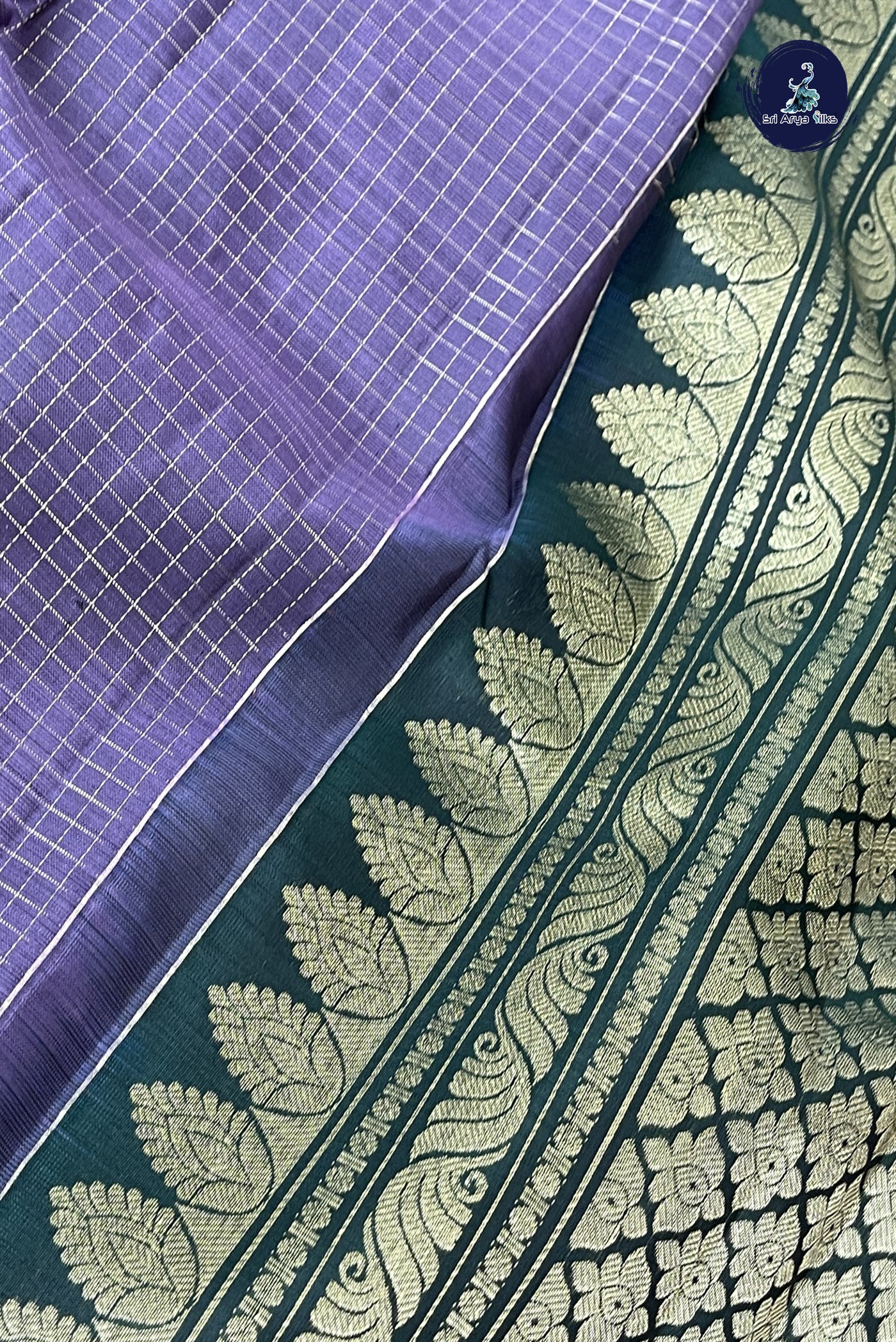 Burgundy Traditional Silk Saree With Zari Checked Pattern
