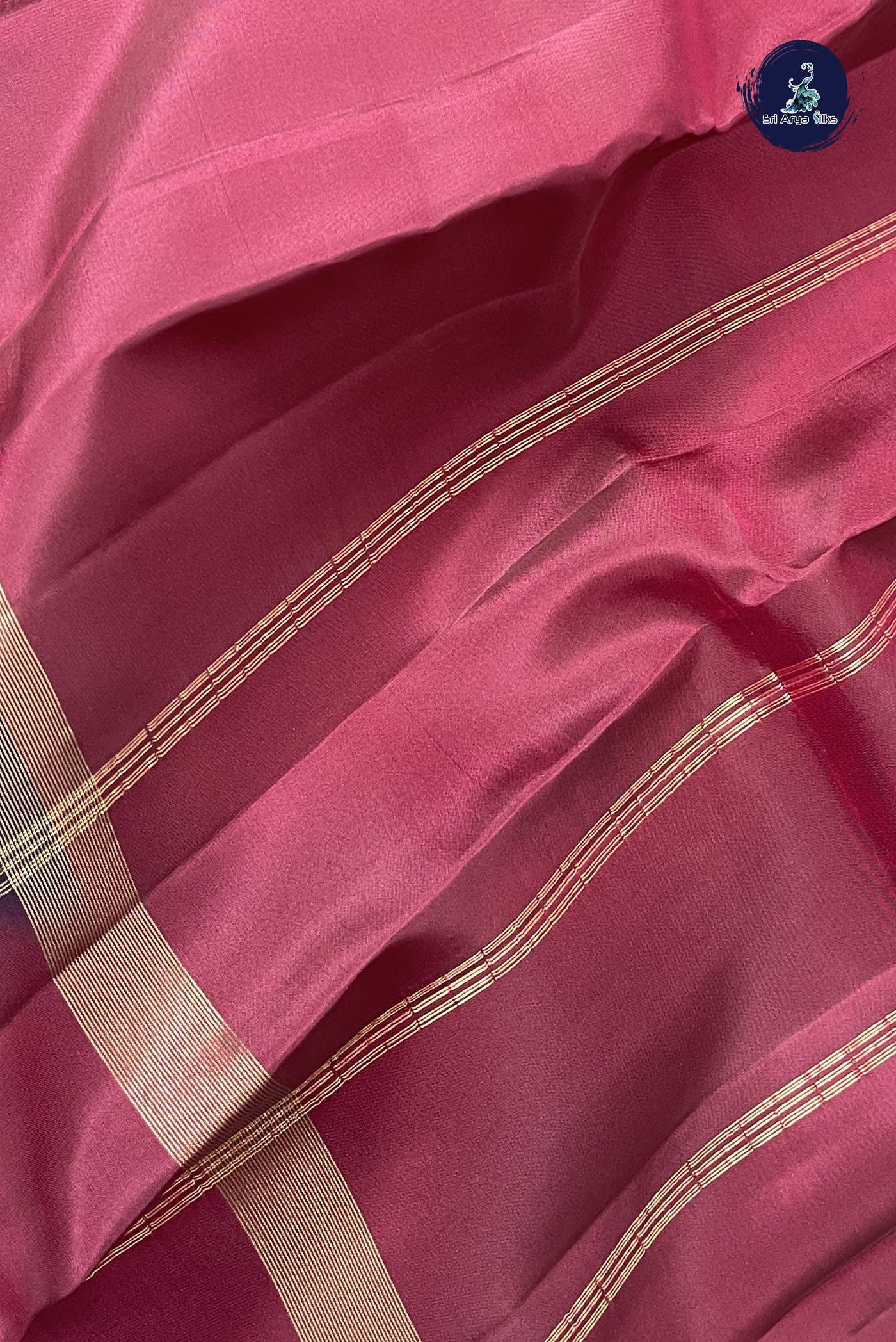 Multi Colour Light Weight Silk Saree With Muppagam / 3 Part Pattern