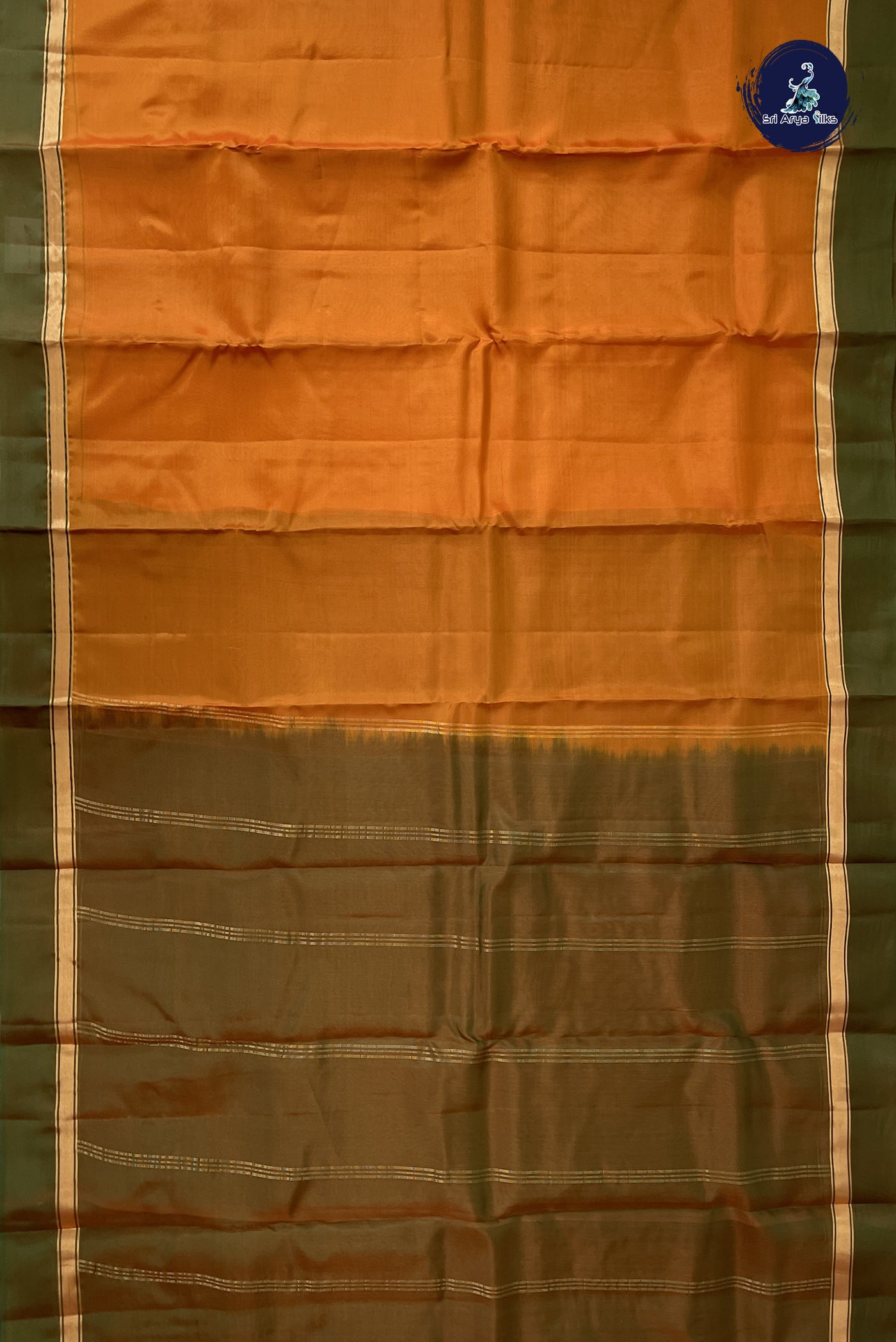 Yellow Light Weight Silk Saree With Plain Pattern