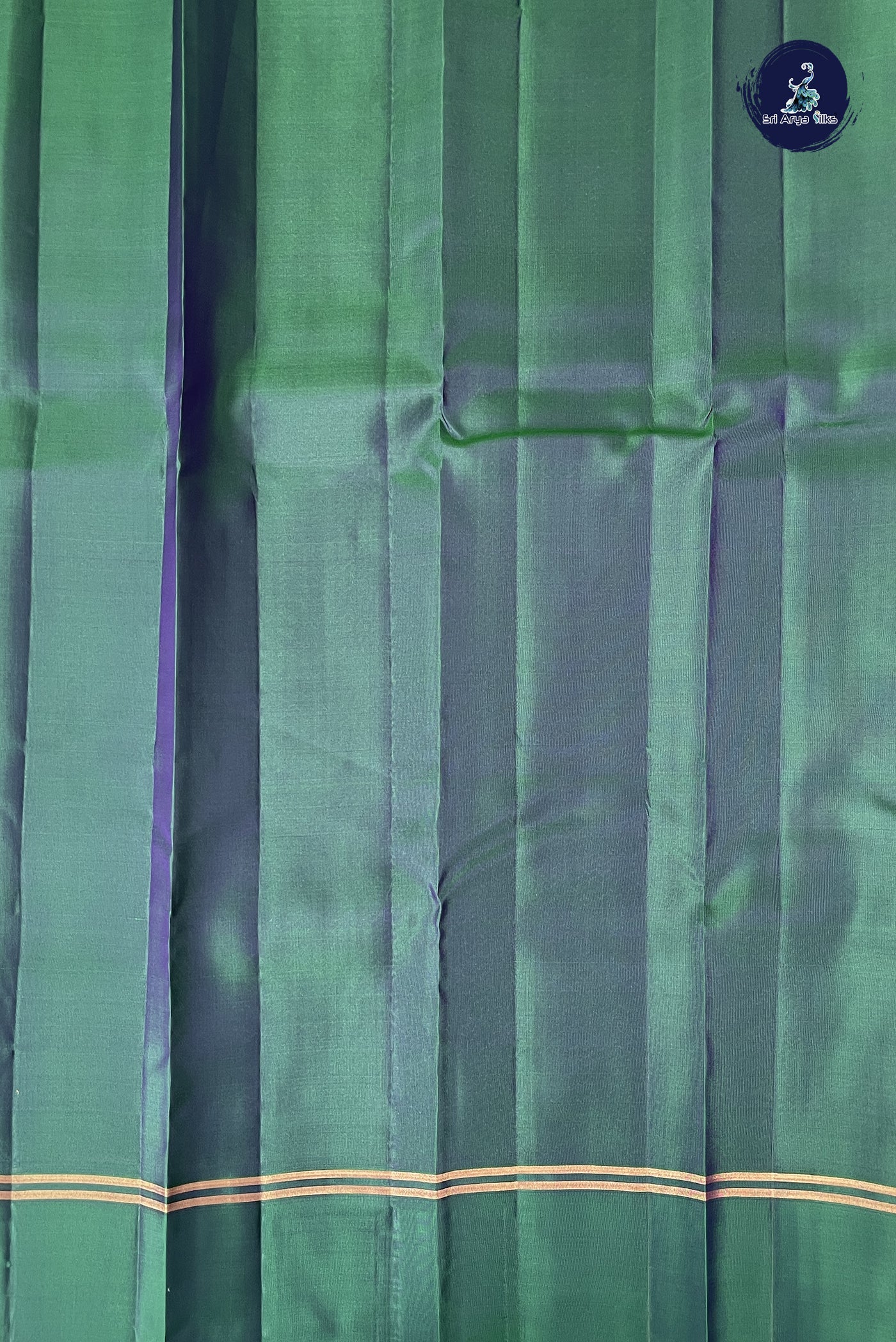 Violet Light Weight Silk Saree With Stripes Pattern