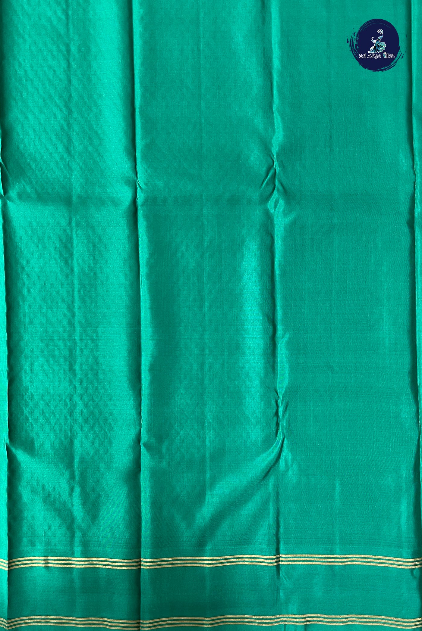 Lavender Half Pure Silk Saree With Stripes Pattern
