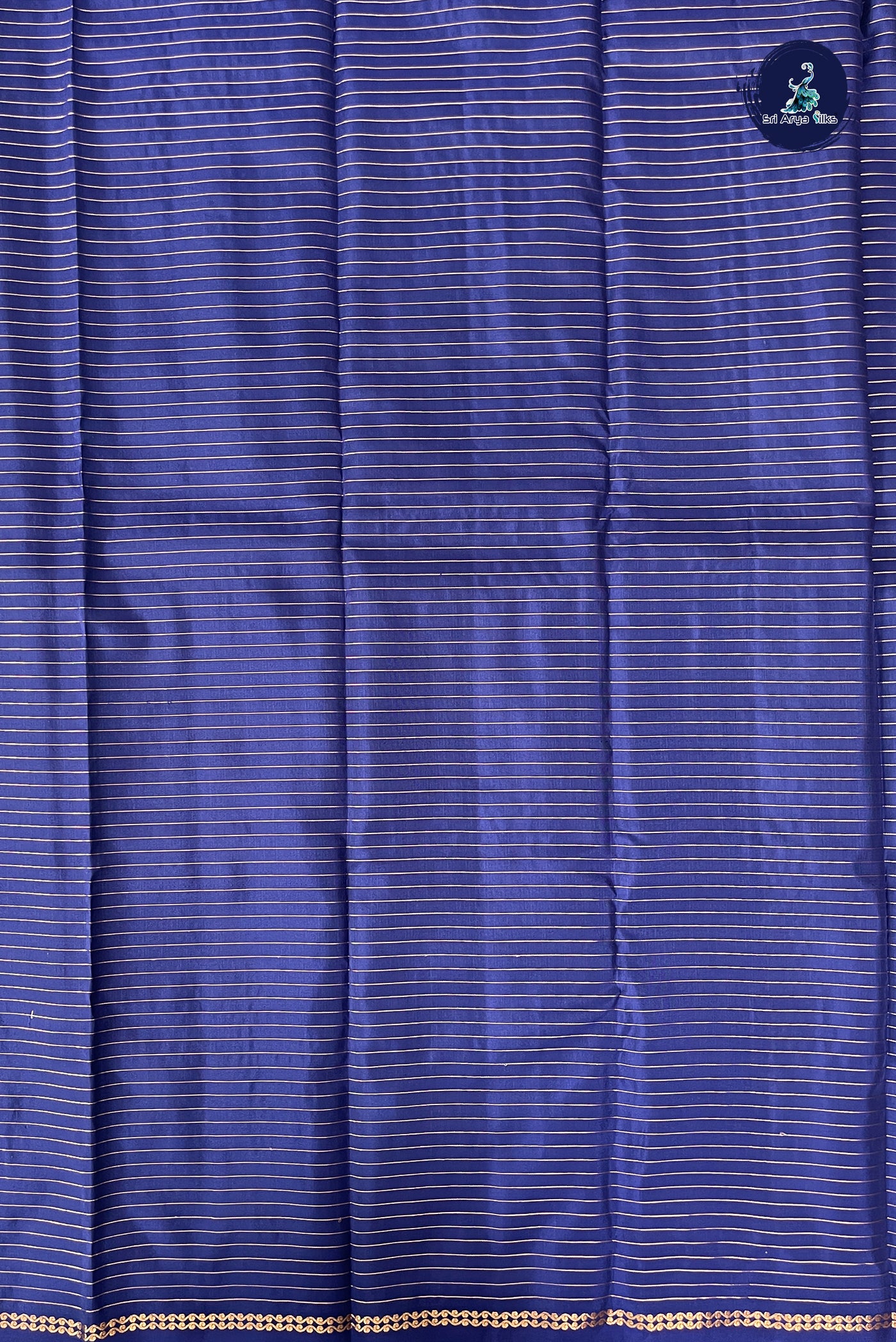 Teal Half Pure Silk Saree With Zari Checked Pattern