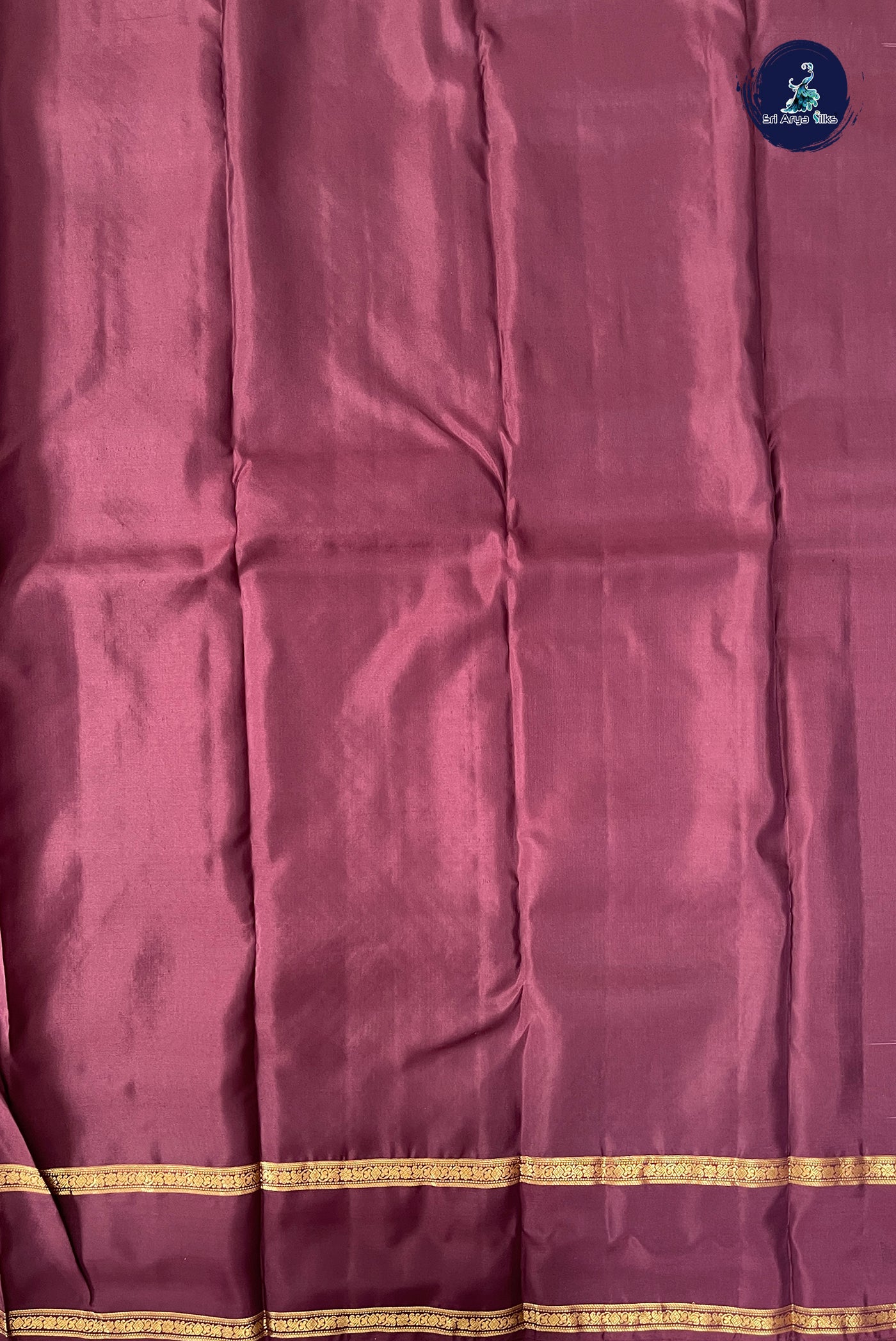 Mauve Pink Half Pure Silk Saree With Zari Buttas Pattern