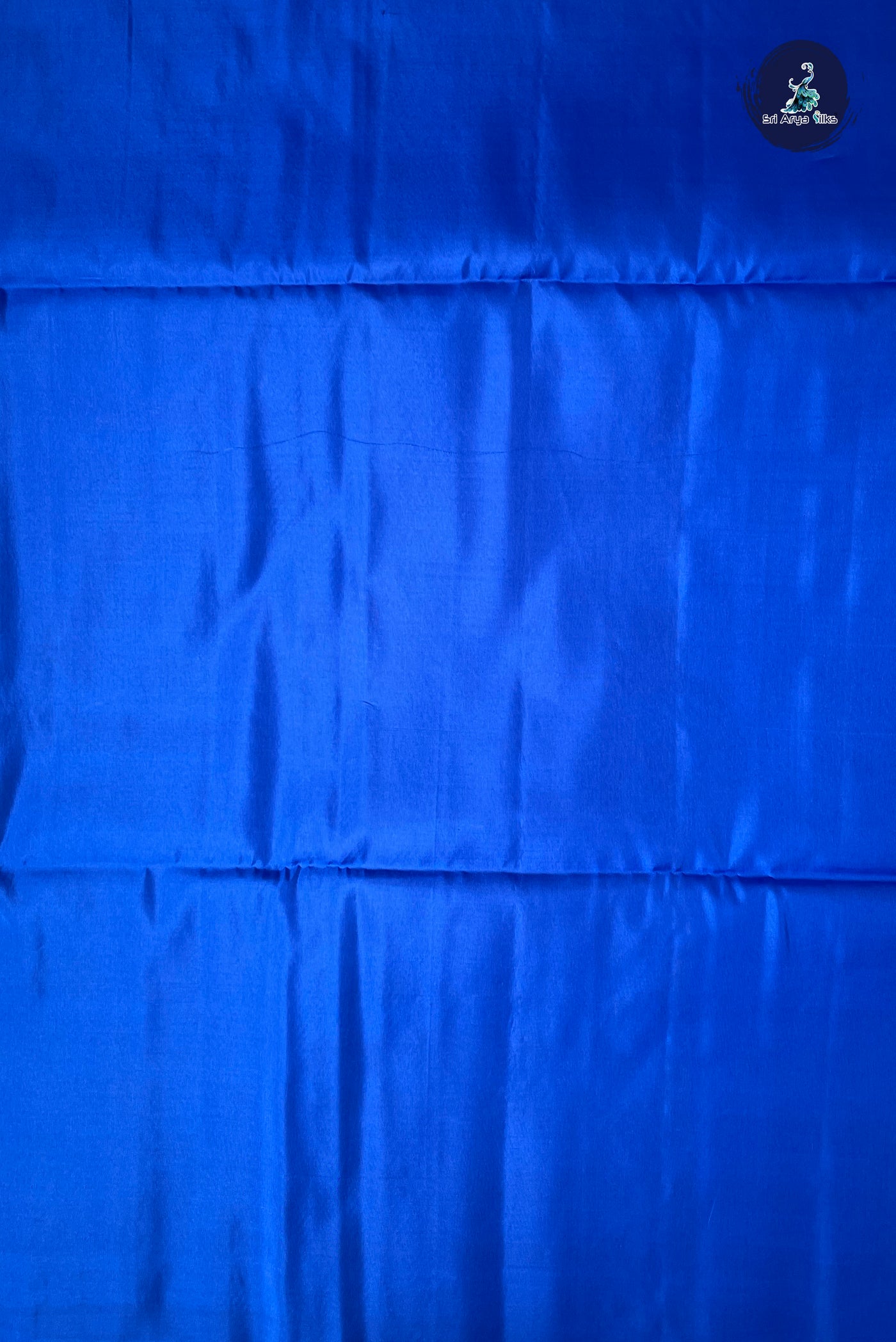 Blue Half Pure Silk Saree With Zari Buttas Pattern