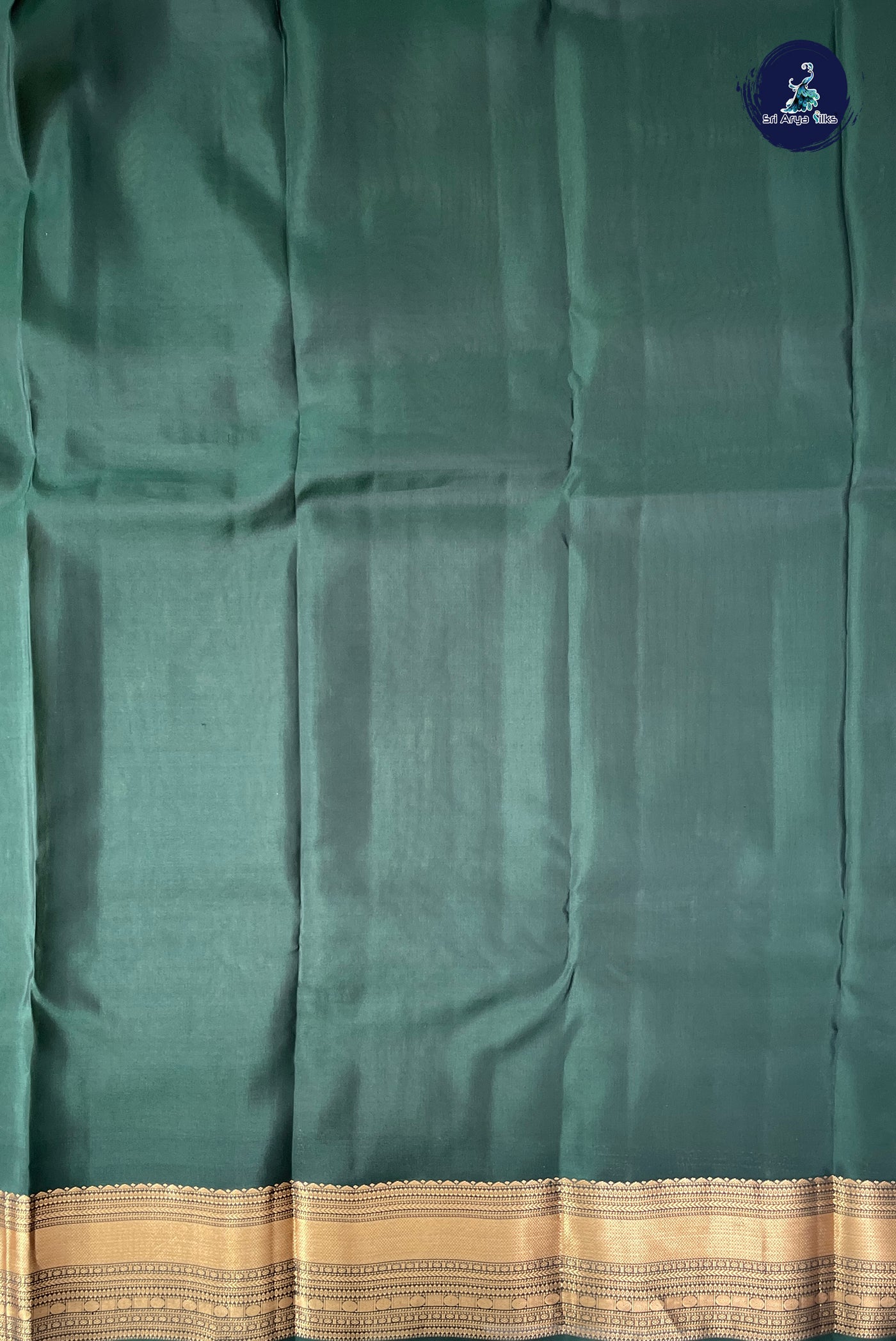 Lime Green Half Pure Silk Saree With Zari Buttas Pattern
