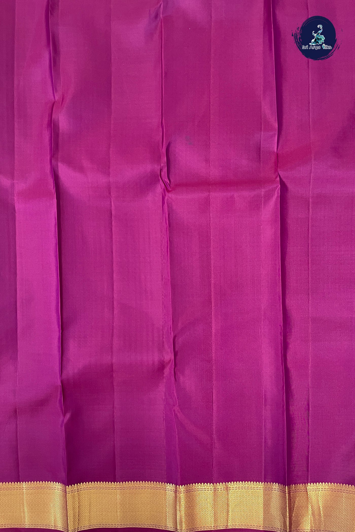 Dark Plum Traditional Silk Saree With Laksha Deepam Design Pattern