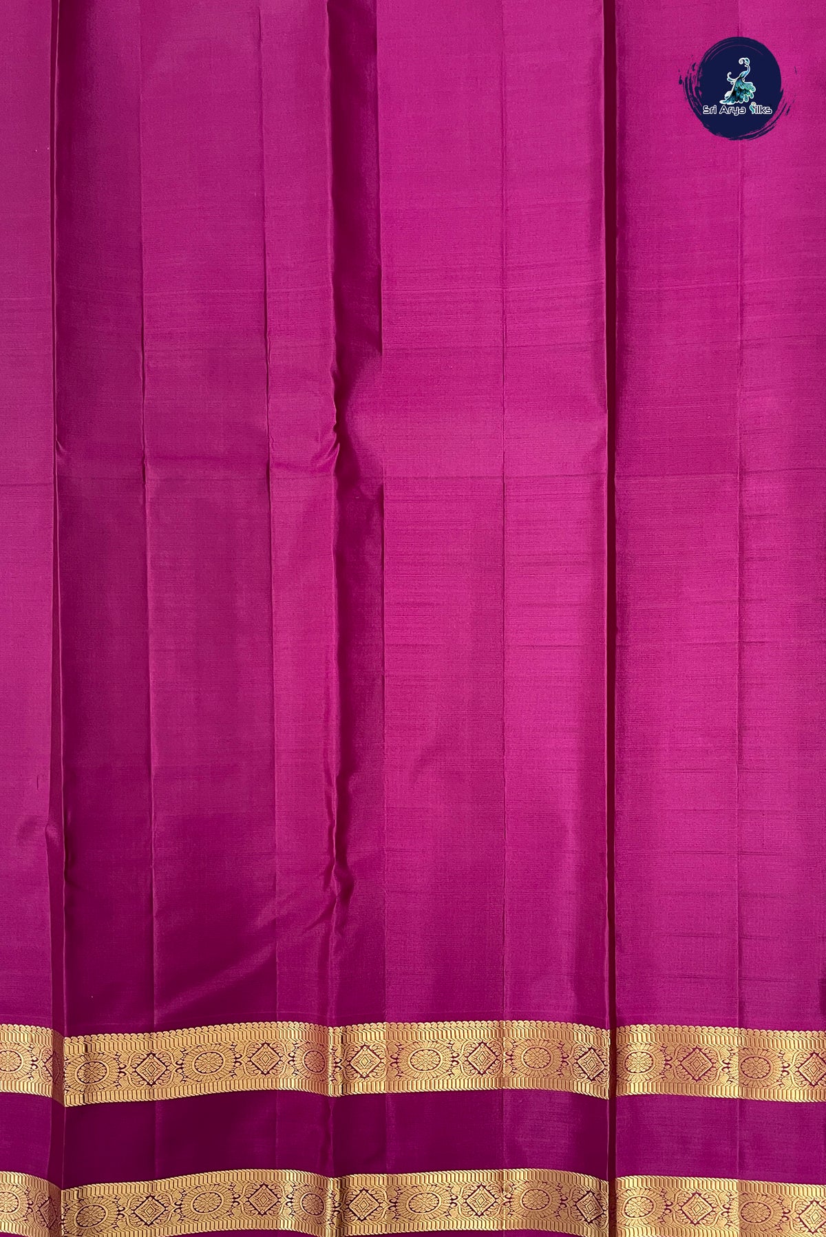Mehendi Green Rettaippade Border Silk Saree With Veldhari Stripes Pattern