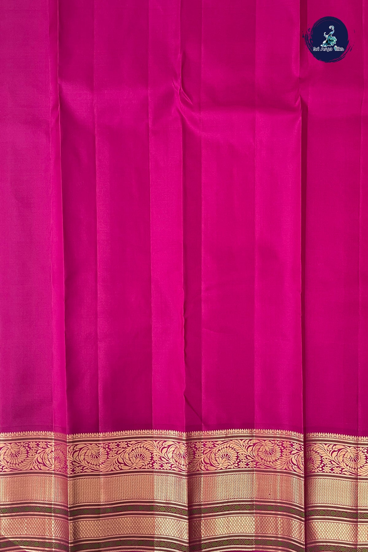 Pinkish Orange Traditional Silk Saree With Zari Buttas Pattern