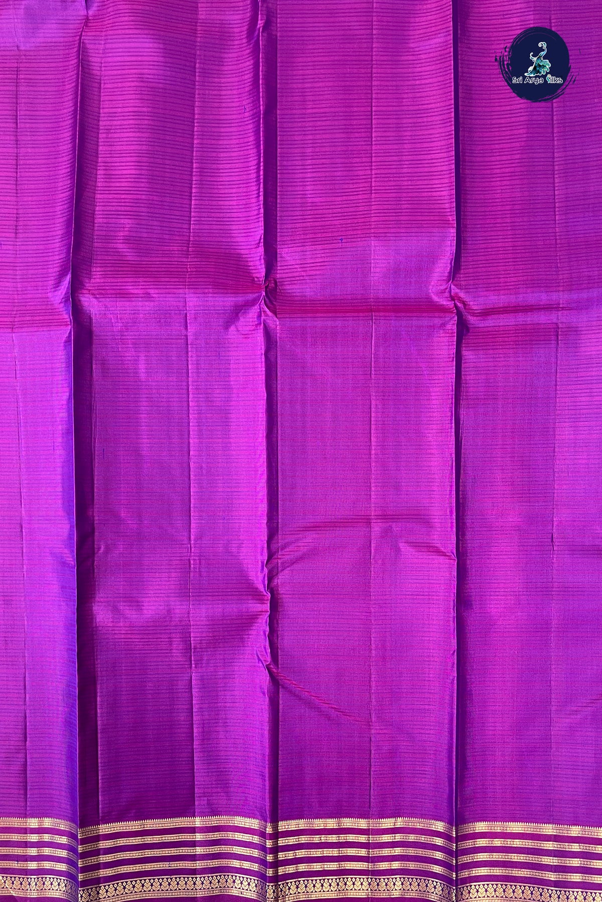 Blue Light Weight Silk Saree With Doria Lines Pattern
