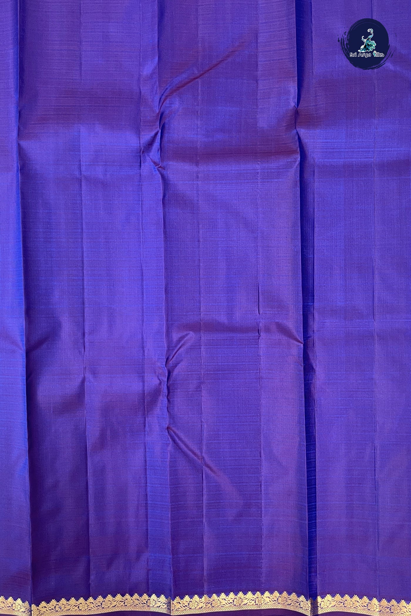 Peacock Blue Light Weight Silk Saree With Doria Lines Pattern