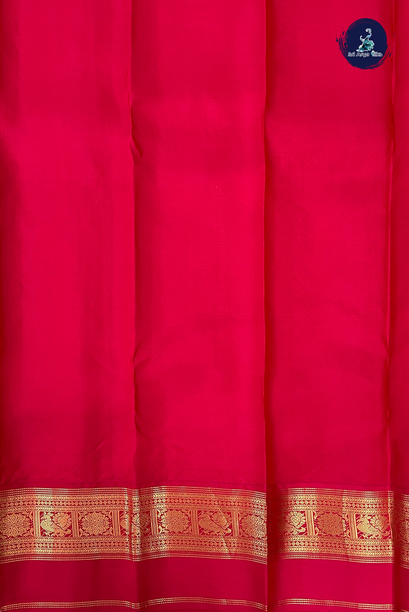 Pastel Green Korvai Contrast Silk Saree With Zari Buttas Pattern