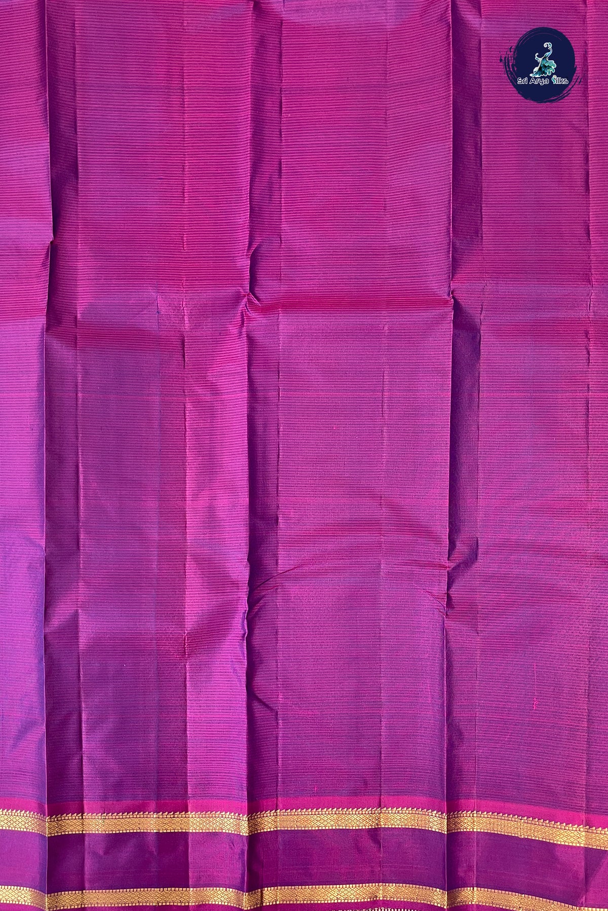 Dark Blue Light Weight Silk Saree With Zari Buttas Pattern