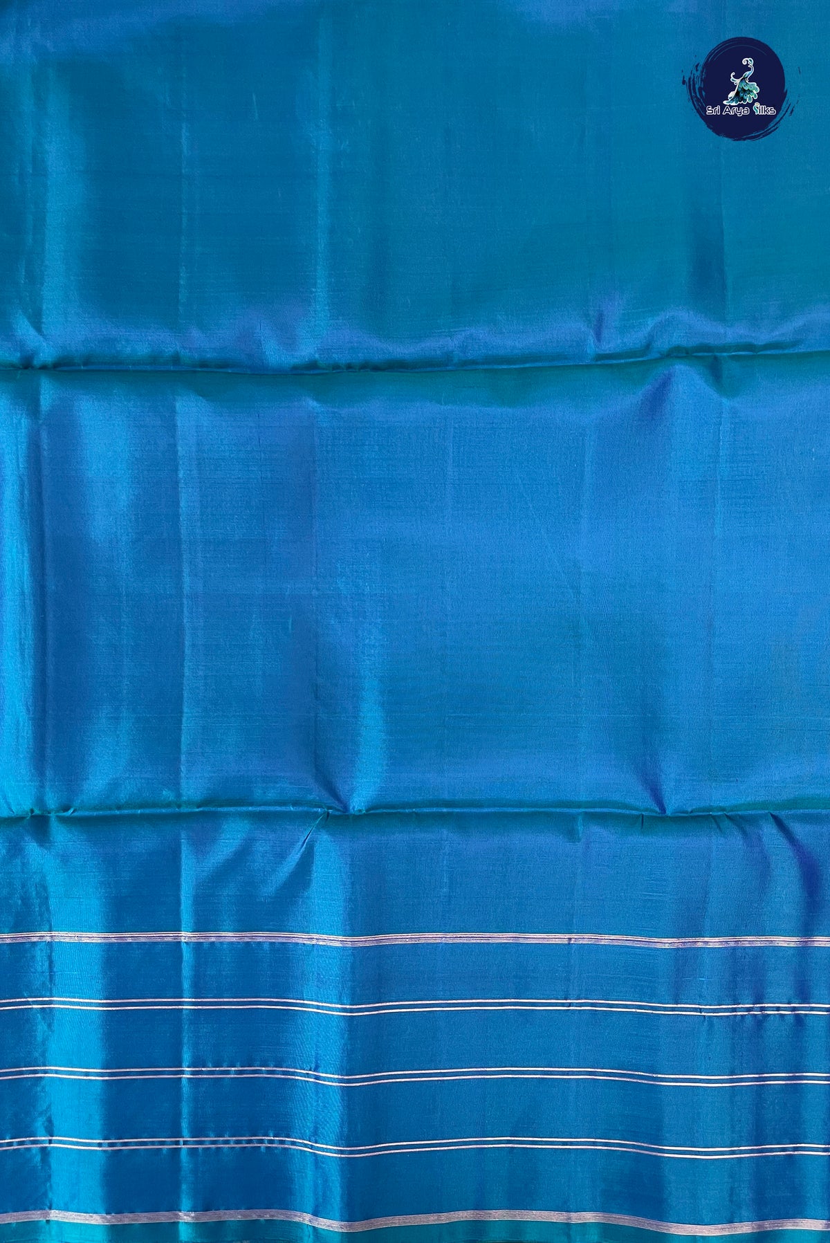 Dual Tone Purple Half Pure Silk Saree With Zari Buttas Pattern