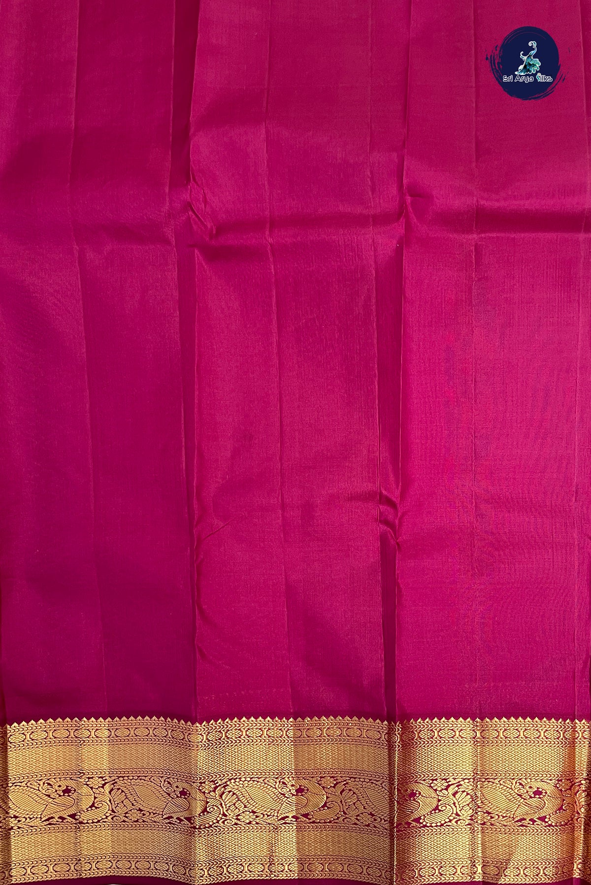 Mehendi Green Korvai Contrast Silk Saree With Zari Buttas Pattern