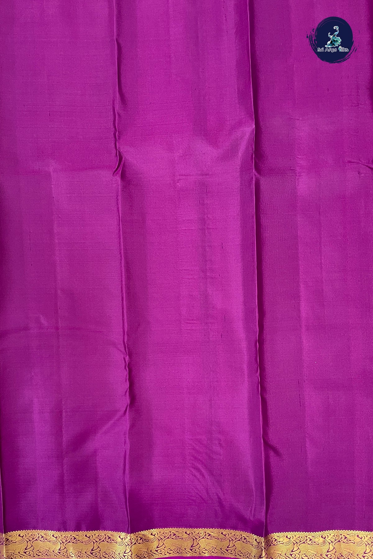 Dual Tone Brown Light Weight Silk Saree With Zari Buttas Pattern