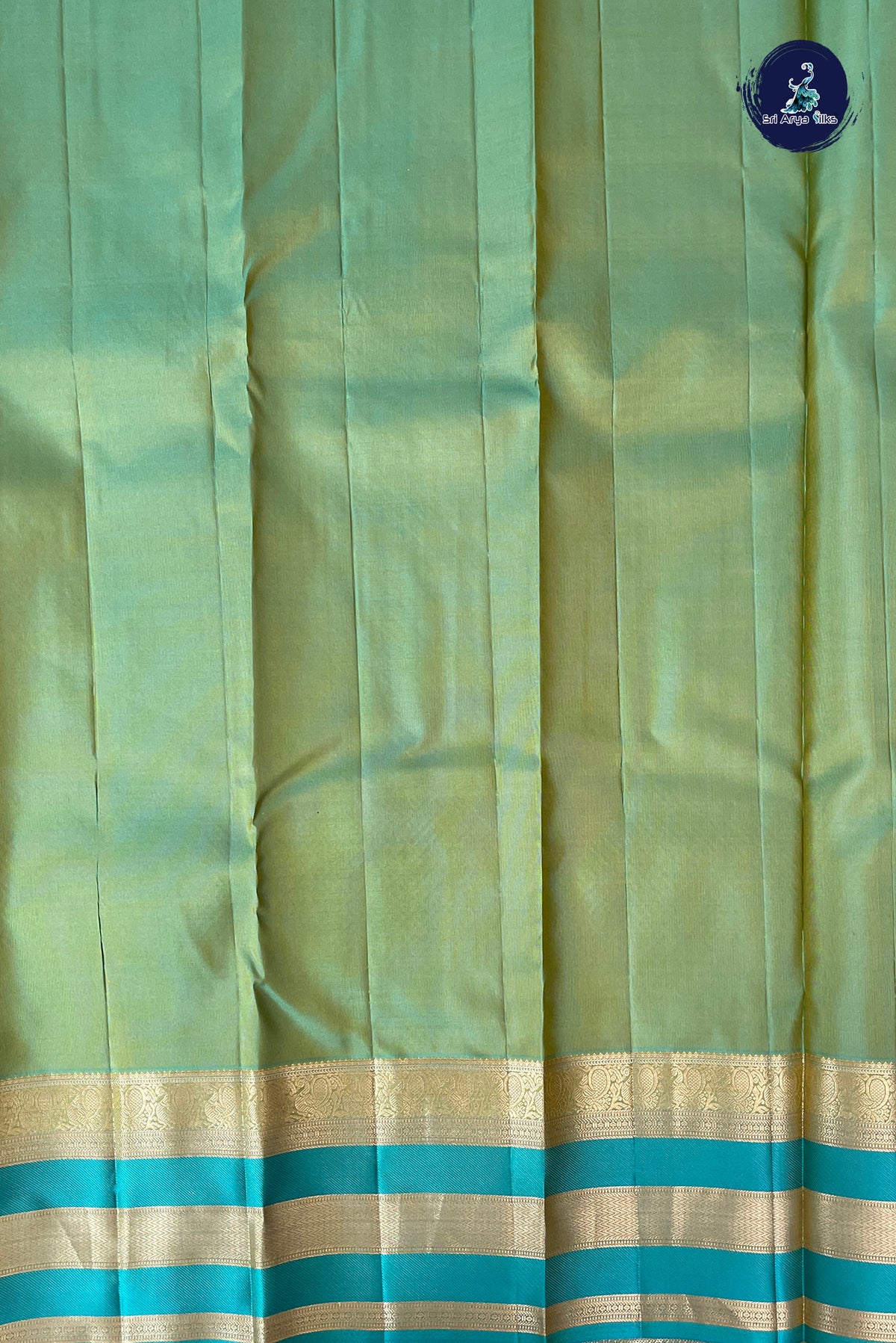 Beige Bridal Silk Saree With Zari Buttas Pattern