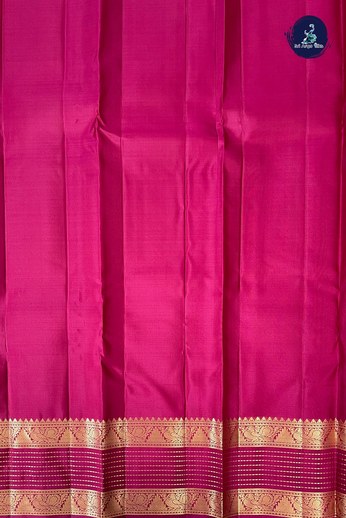 Rust Bridal Silk Saree With Zari Buttas Pattern