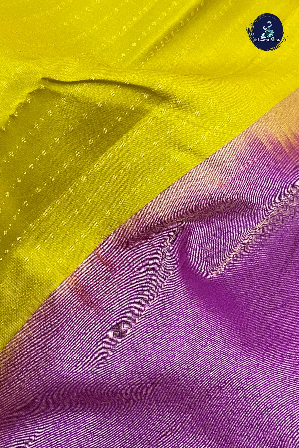 Mustard Yellow Light Weight Silk Saree With 1000 Butta Pattern