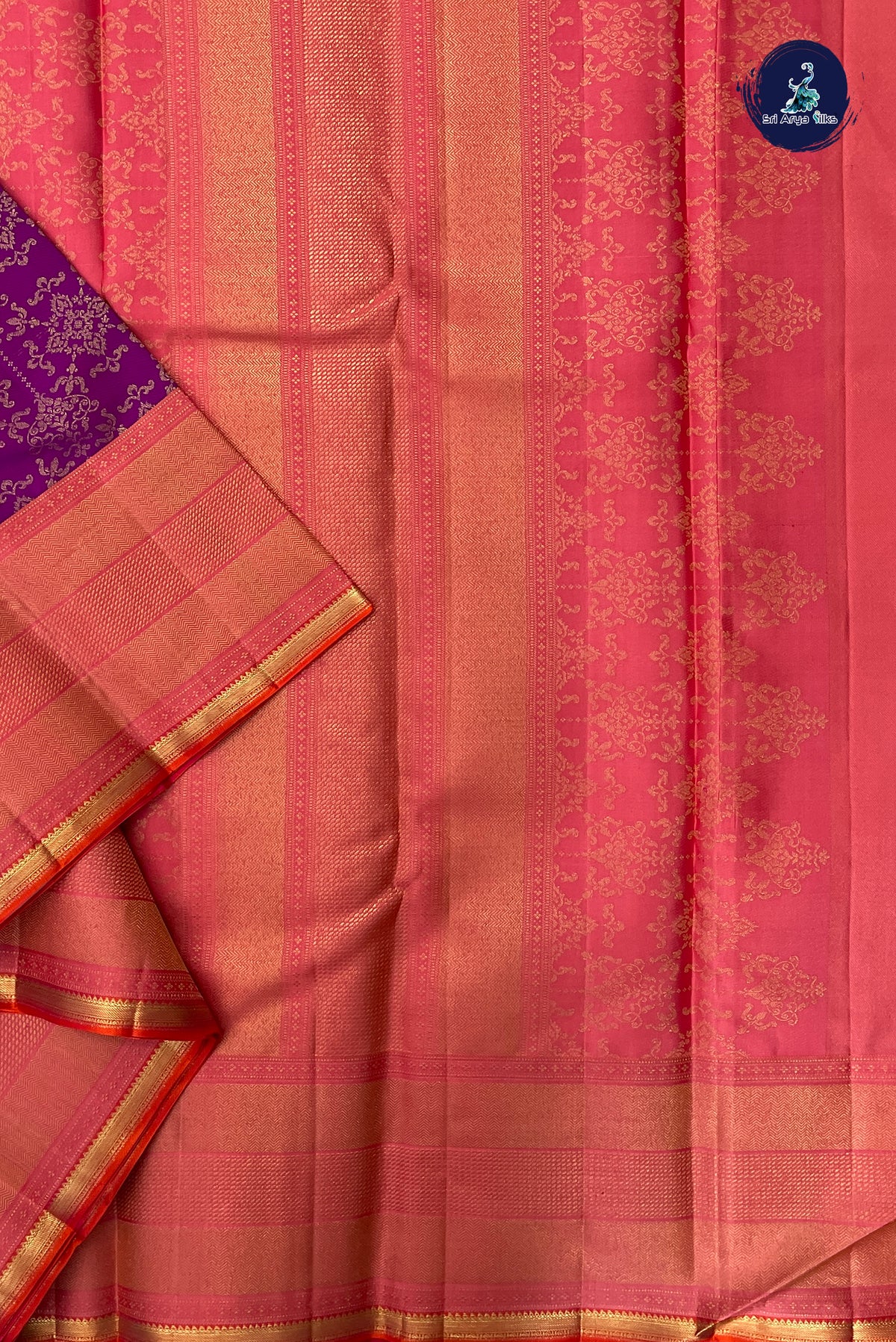 Vadamalli Brocade Silk Saree With Jacquard Pattern
