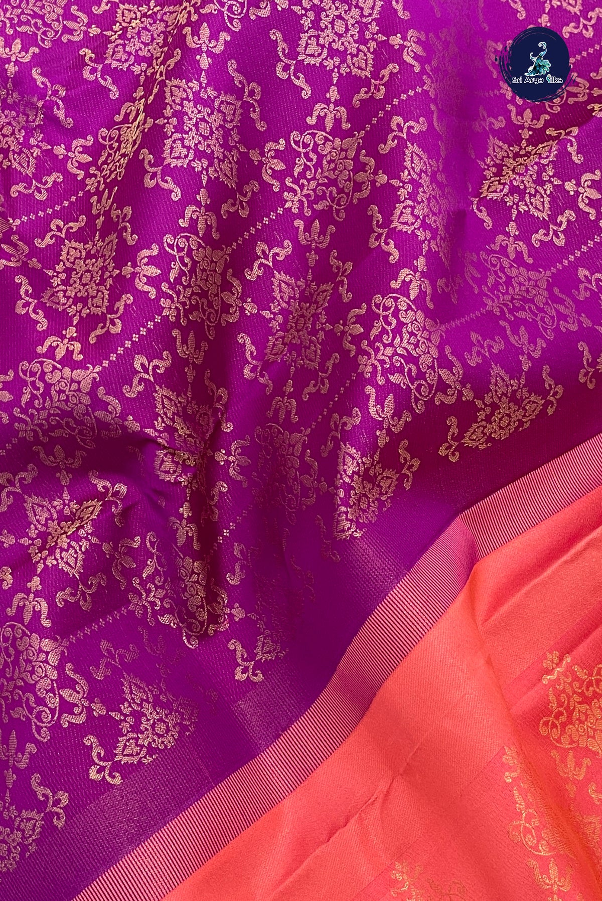 Vadamalli Brocade Silk Saree With Jacquard Pattern
