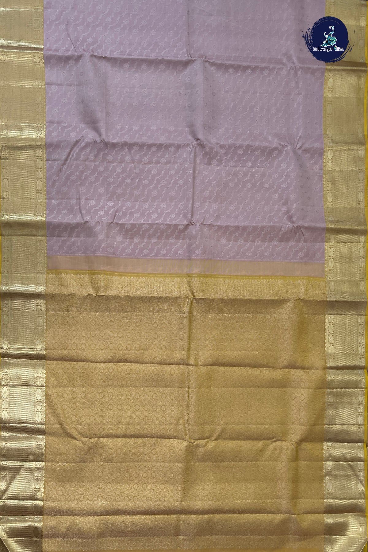 Beige Pink Brocade Silk Saree With Jacquard Pattern
