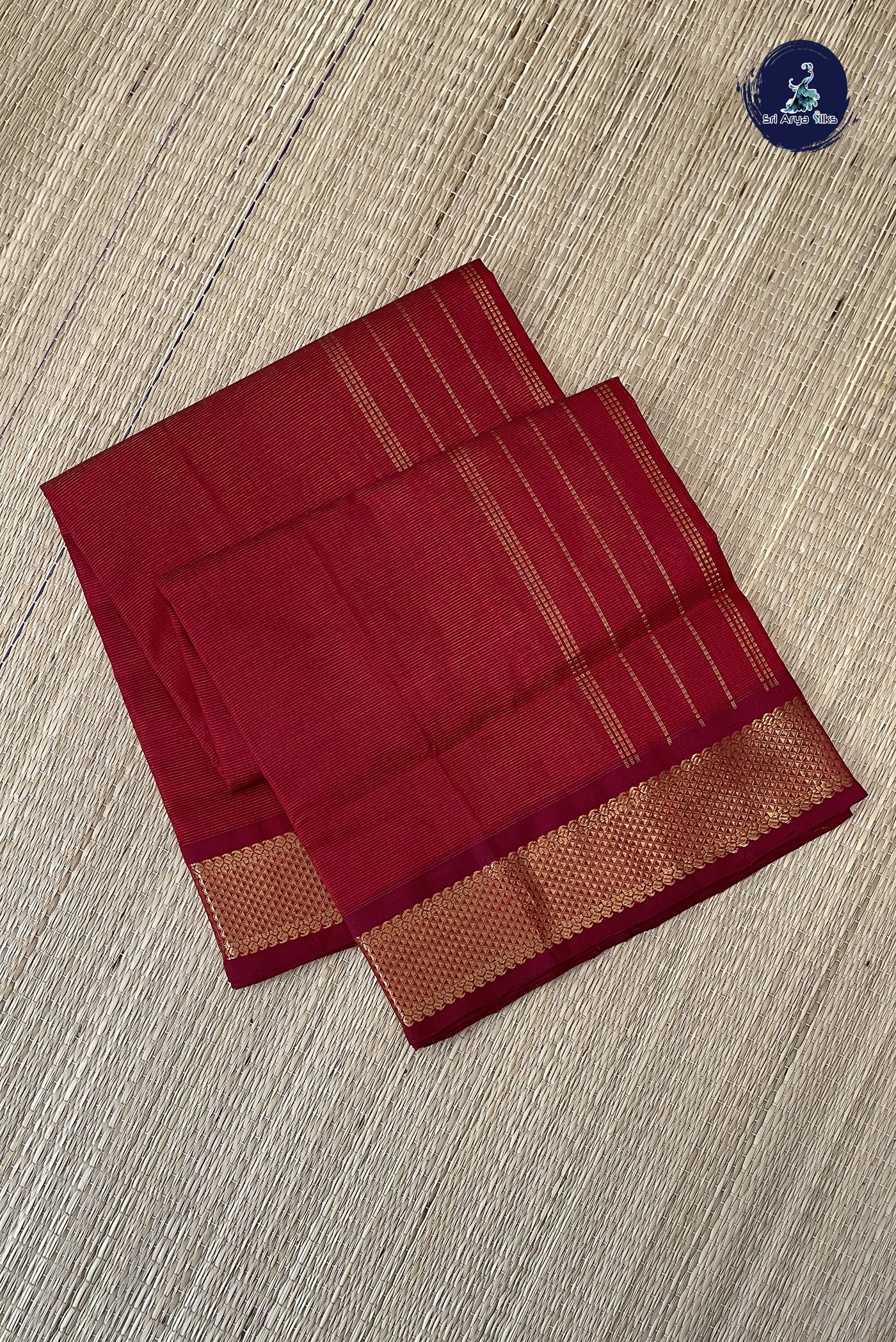 Arakku Silk Cotton Saree With Vaira Oosi Pattern