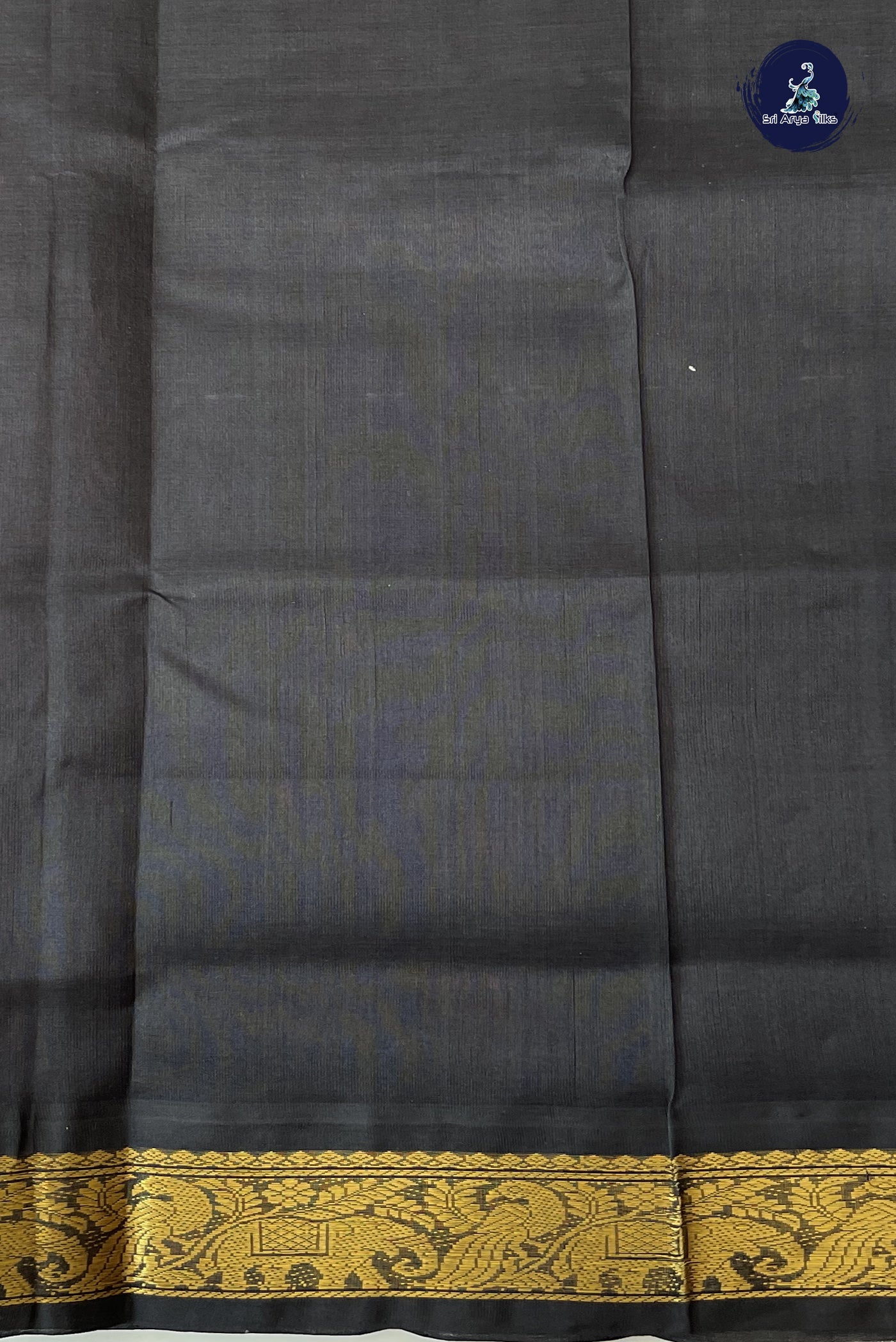 Garnet Pink Korvai Silk Cotton Saree With Plain Pattern