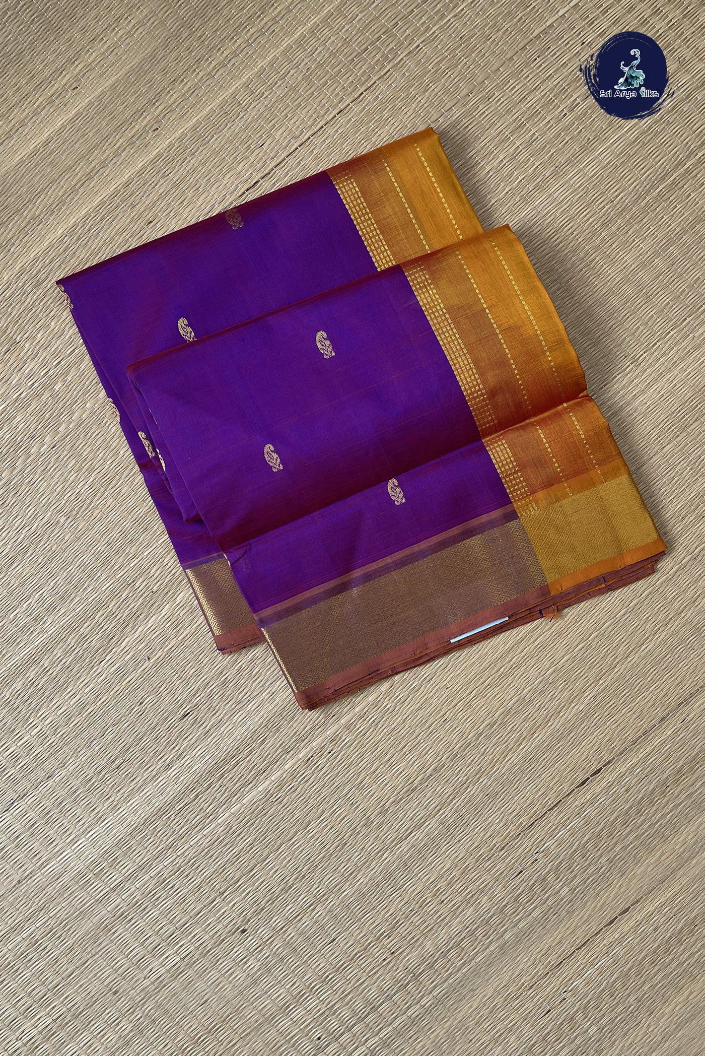 Vadamalli Simple Silk Cotton Saree With Zari Checked Pattern