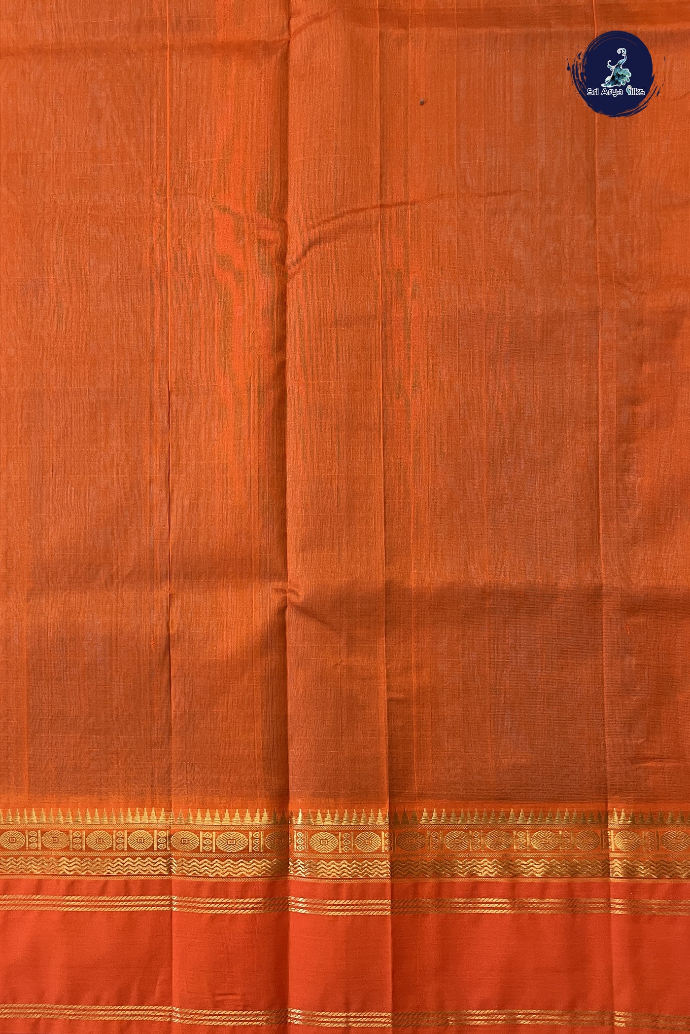 Turquoise Korvai Silk Cotton Saree With Zari Checked Pattern