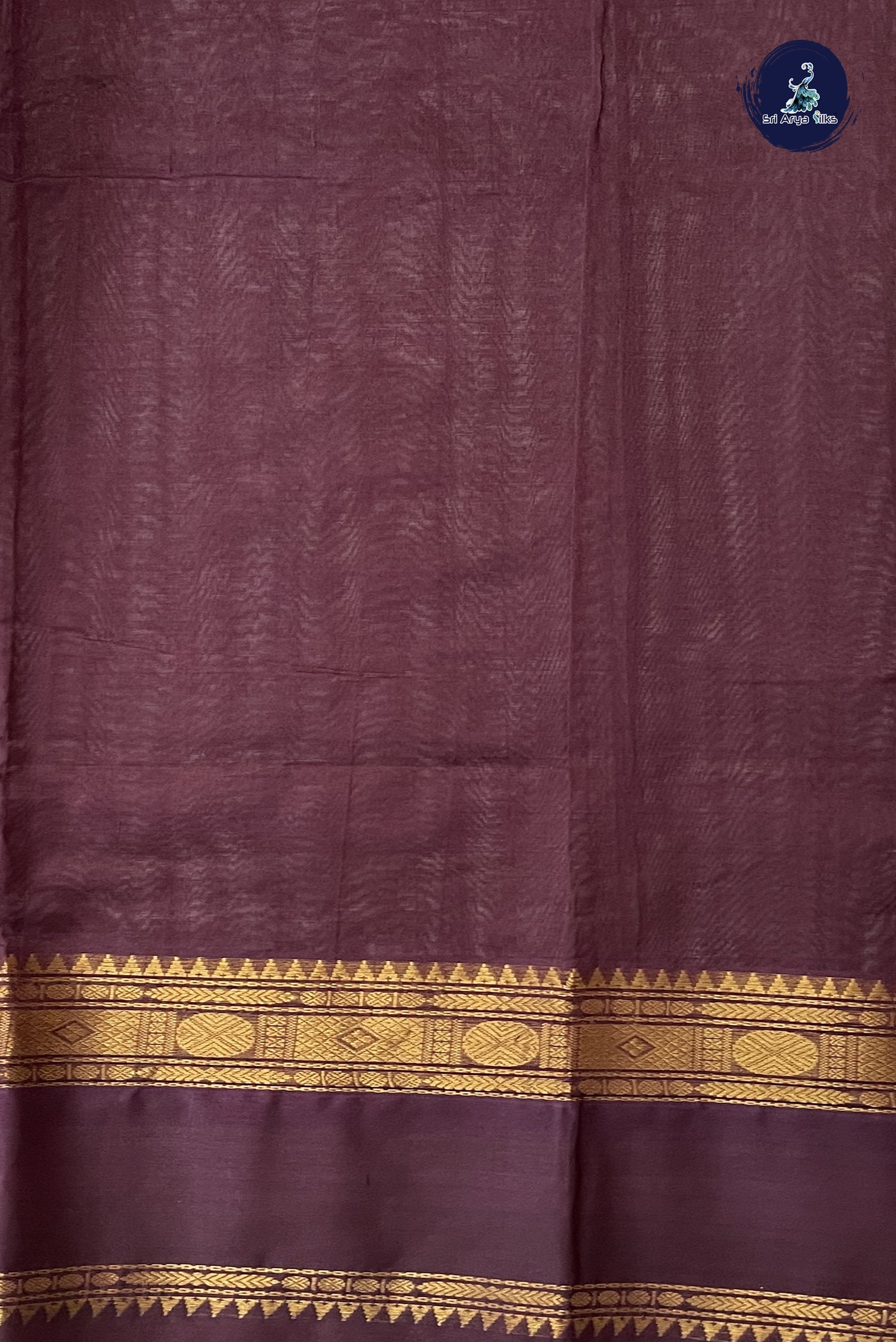 Baby Pink Korvai Silk Cotton Saree With Checked Pattern