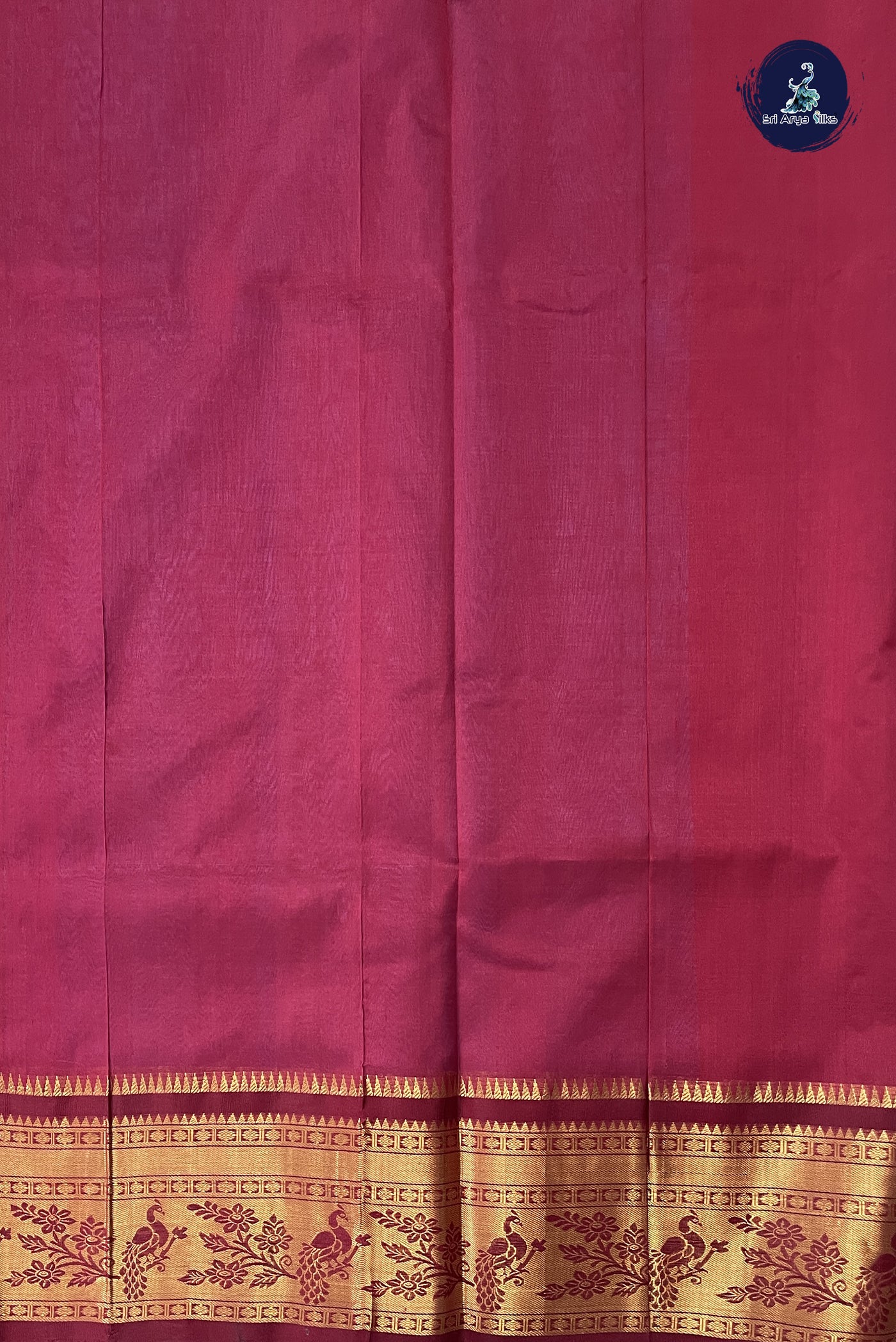 Lavender Korvai Silk Cotton Saree With Zari Checked Pattern