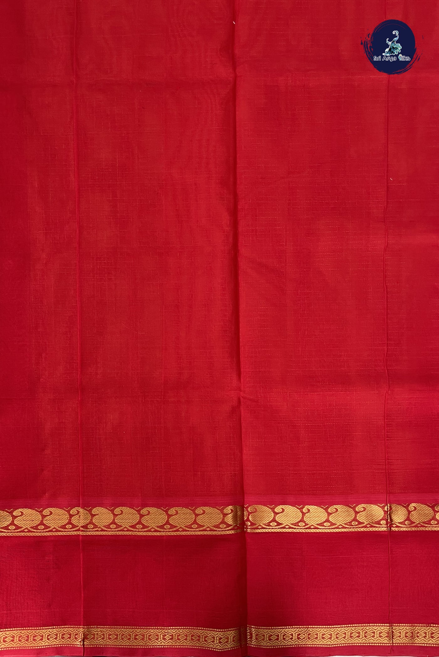 Orange Bridal Silk Cotton Saree With Zari Checked Pattern