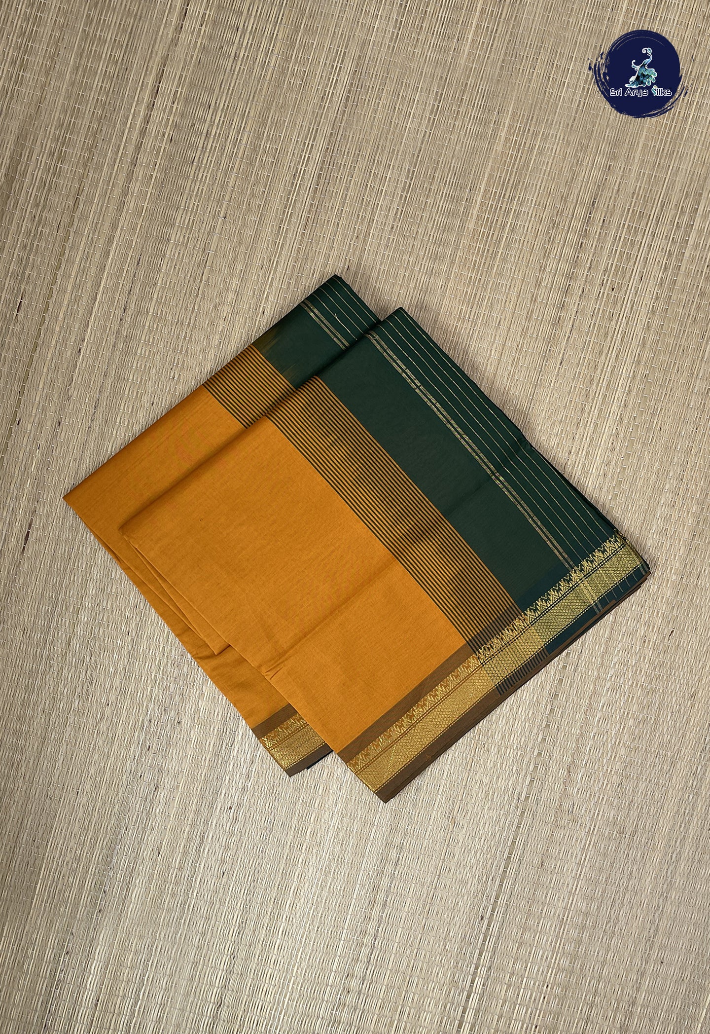 Yellow Kanchi Semi Silk Cotton Saree With Checked Pattern