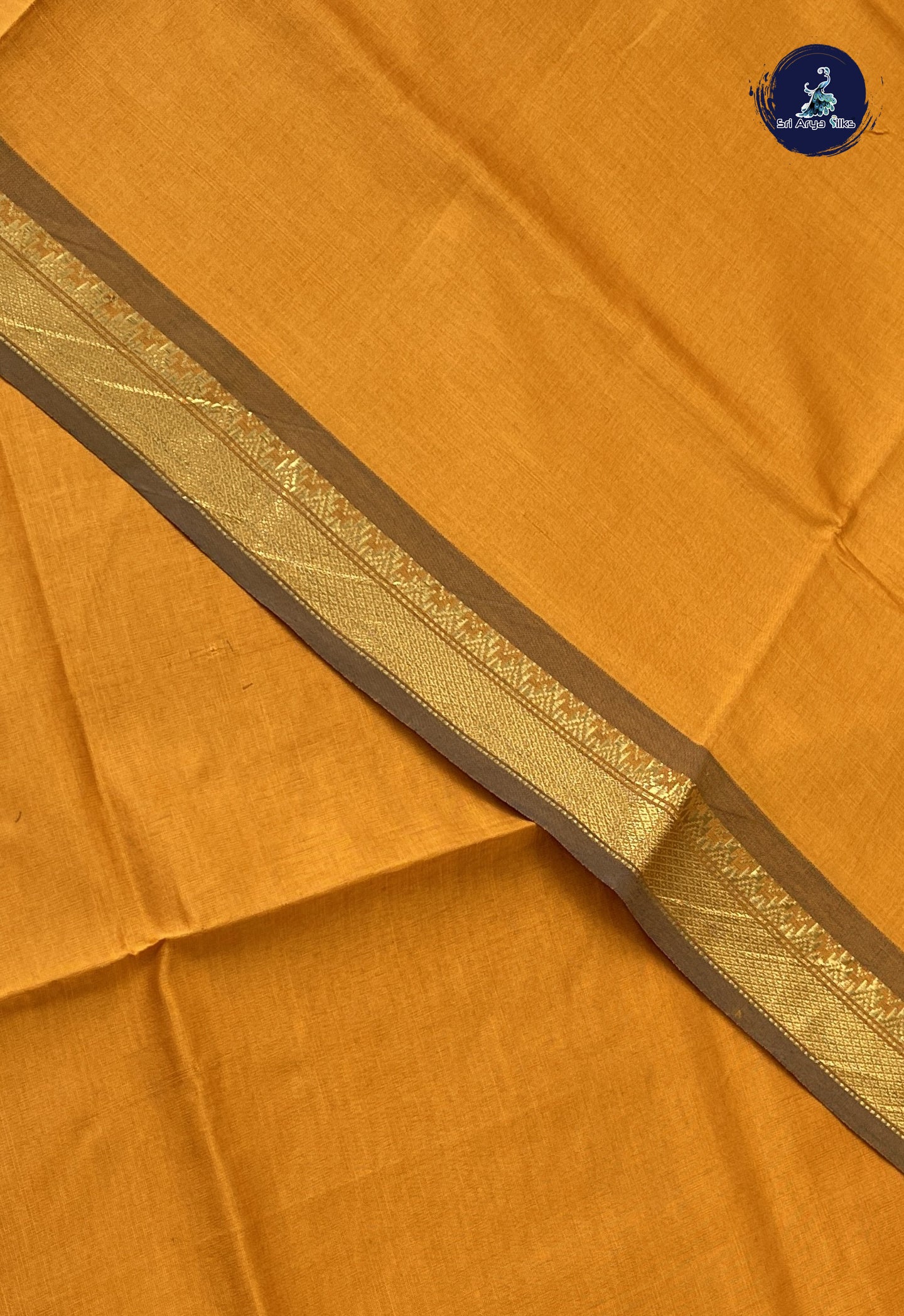 Yellow Kanchi Semi Silk Cotton Saree With Checked Pattern