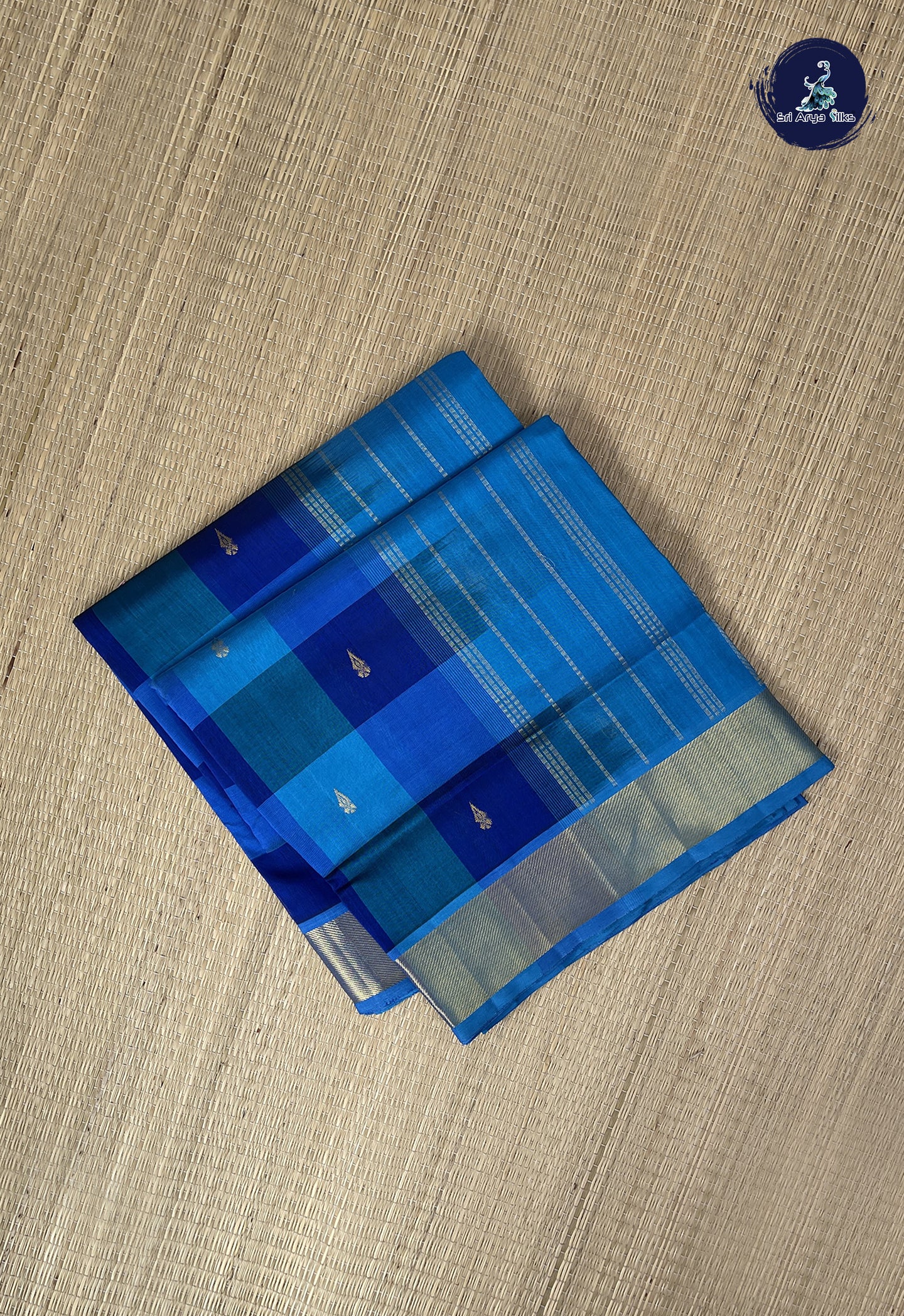 Multi Colour Checked Saree With Paalum Pazham Kattam Pattern