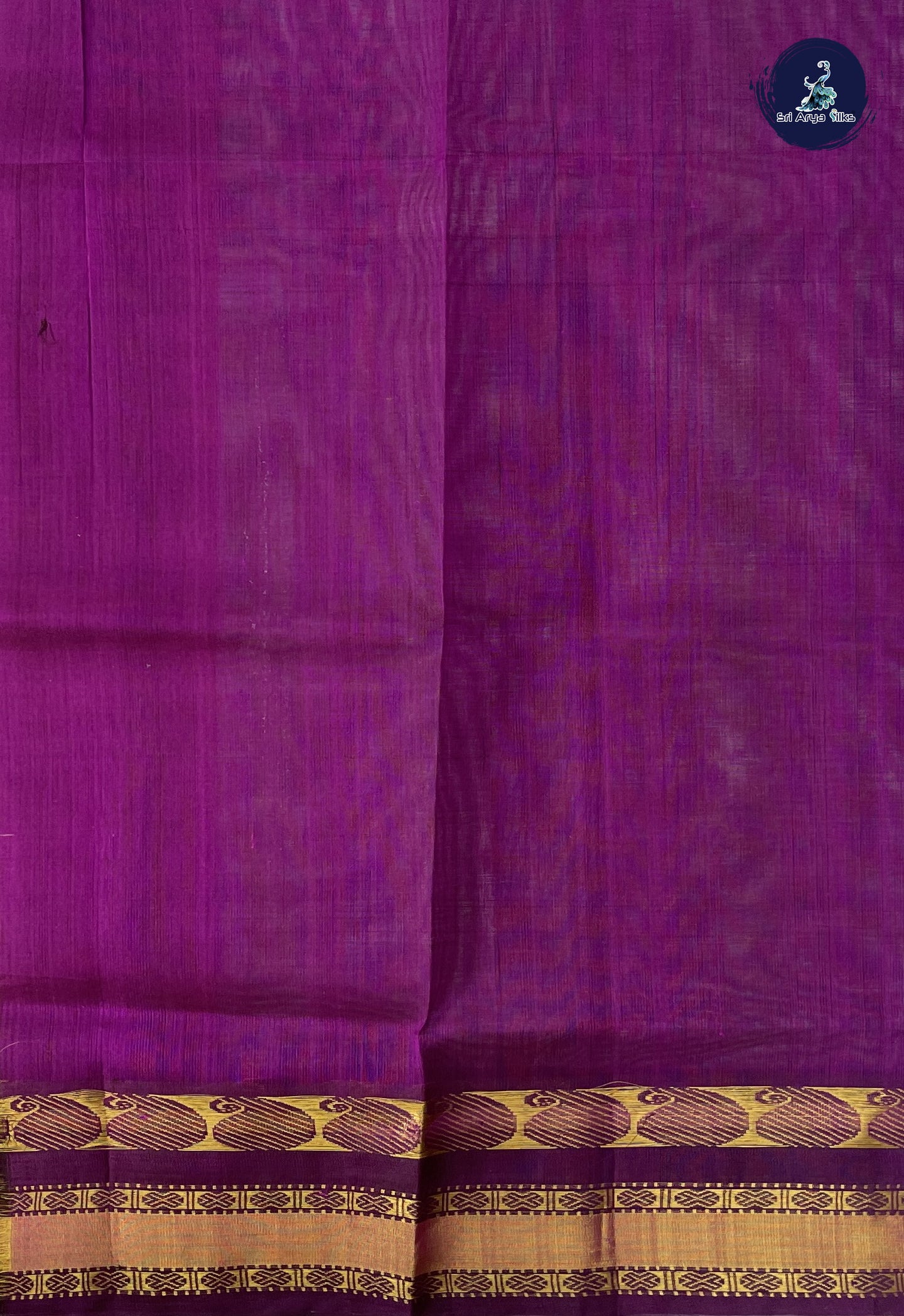 Peach Checked Saree With Checked Pattern