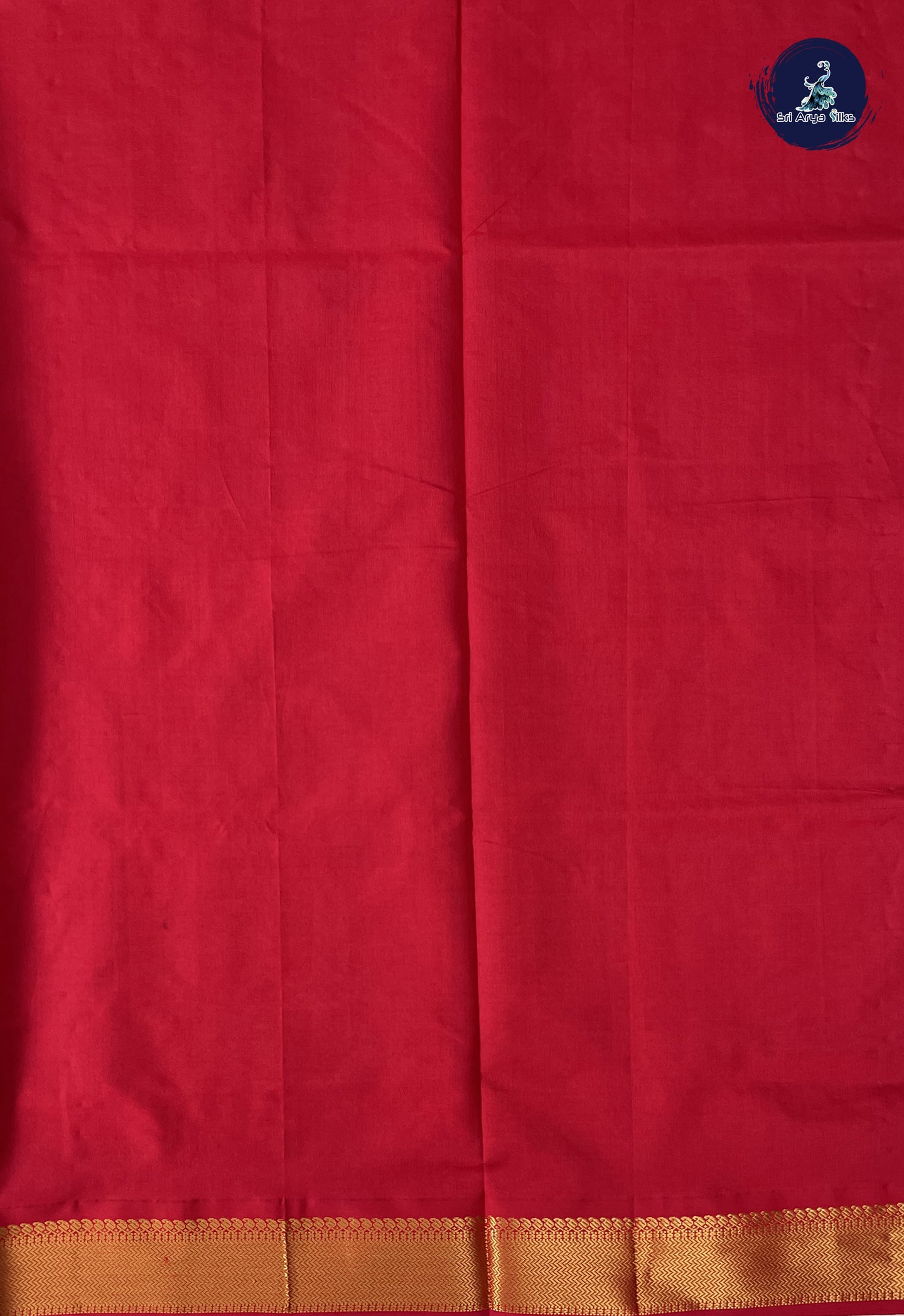 Lavender Kanchi Semi Silk Cotton Saree With Plain Pattern