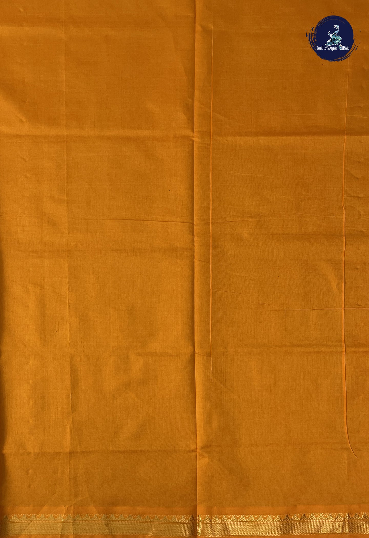 Dark Green Kanchi Semi Silk Cotton Saree With Plain Pattern