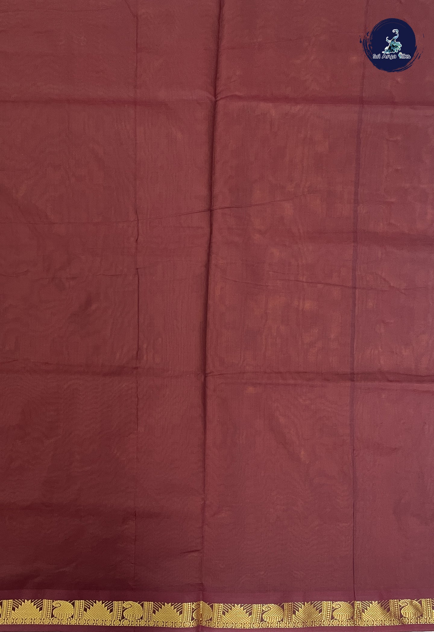 Turmeric Yellow Kanchi Semi Silk Cotton Saree With Plain Pattern