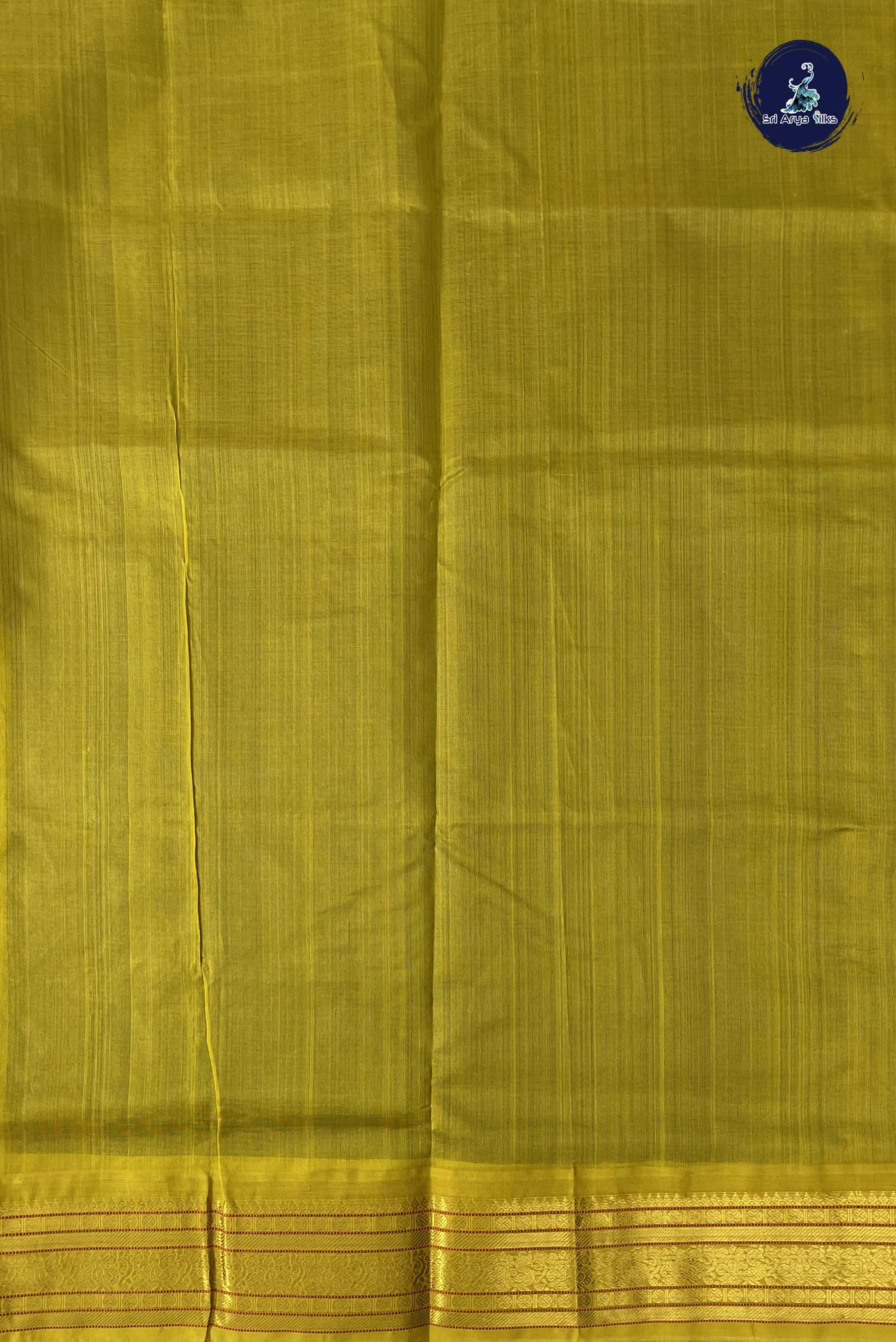 Dark Blue Korvai Silk Cotton Saree With Zari Buttas Pattern