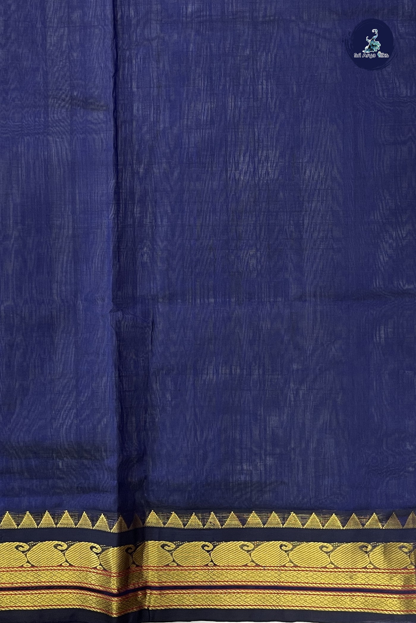 Peach Checked Saree With Zari Checked Pattern