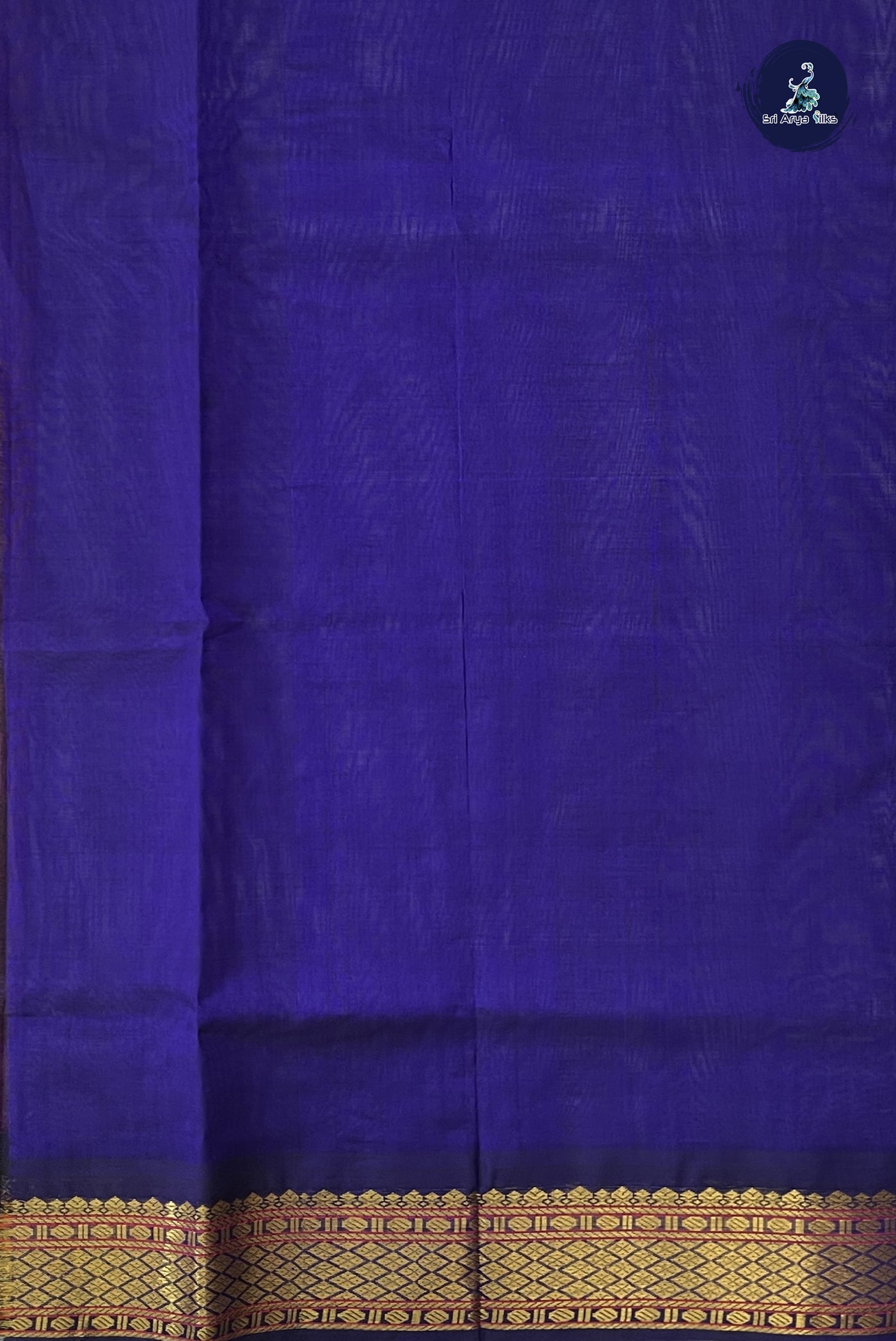 Mango Yellow Korvai Silk Cotton Saree With Plain Pattern