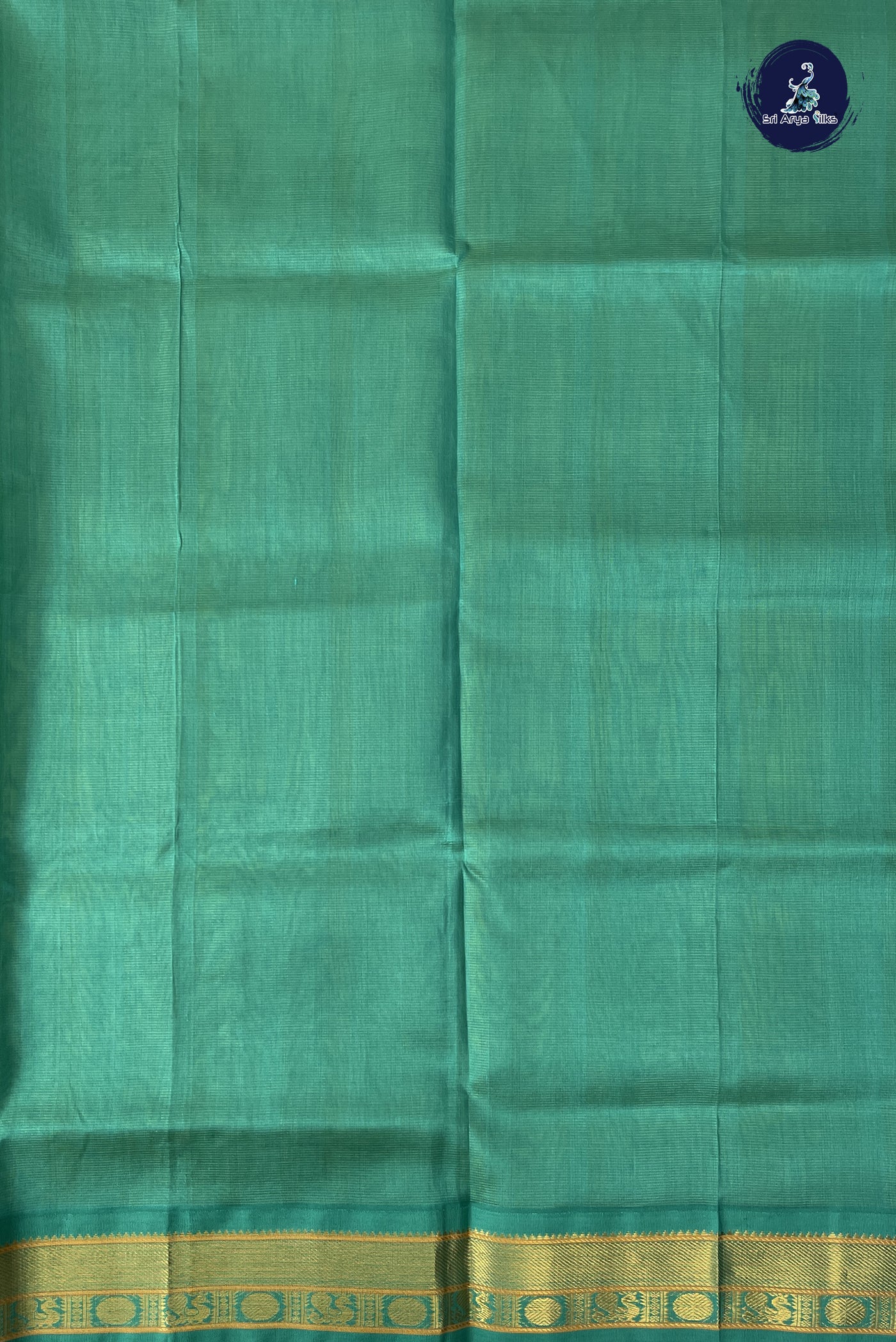 Light Green Vaira Oosi Silk Cotton Saree With Vaira Oosi Pattern