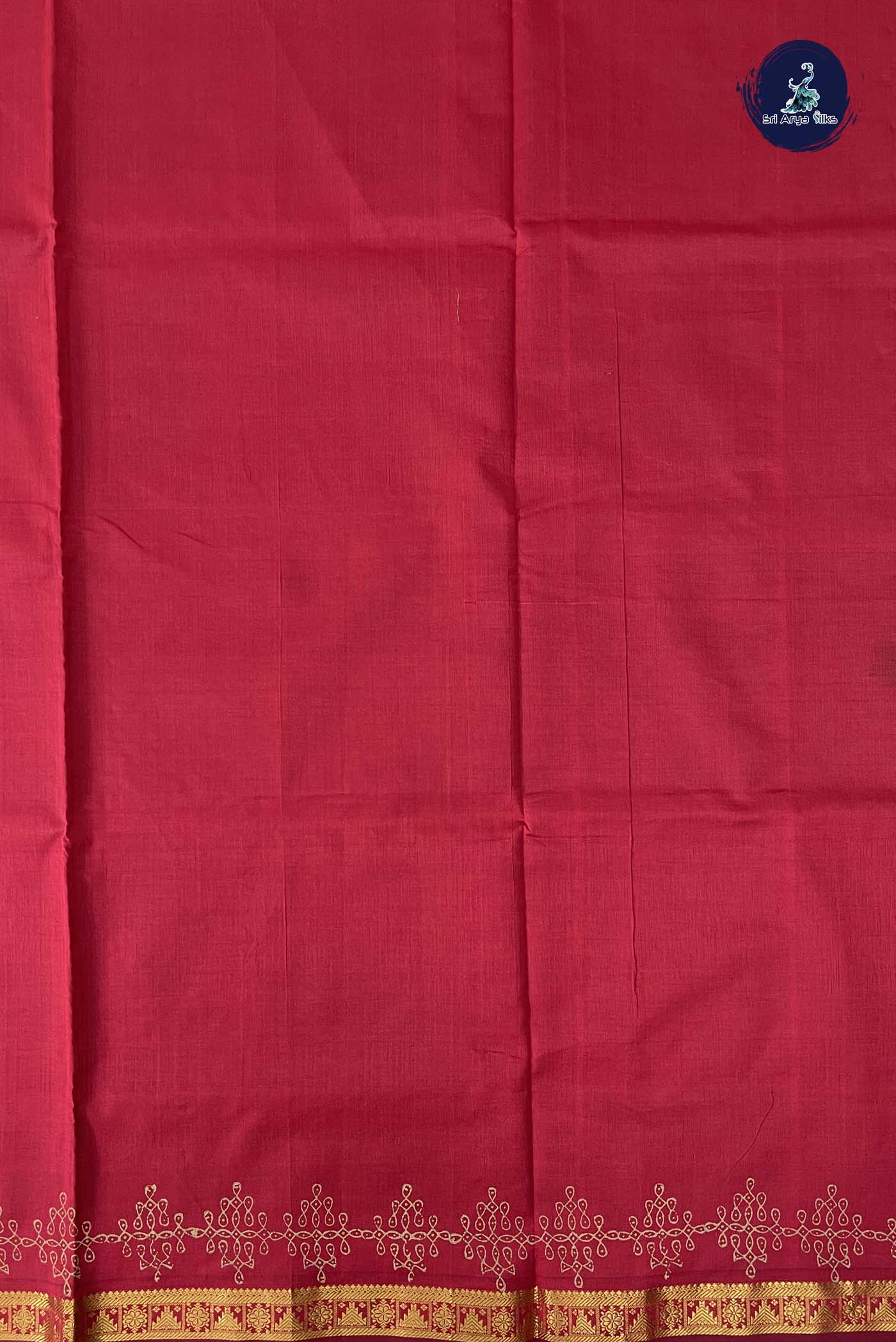 Green Kanchi Semi Silk Cotton Saree With Printed Pattern